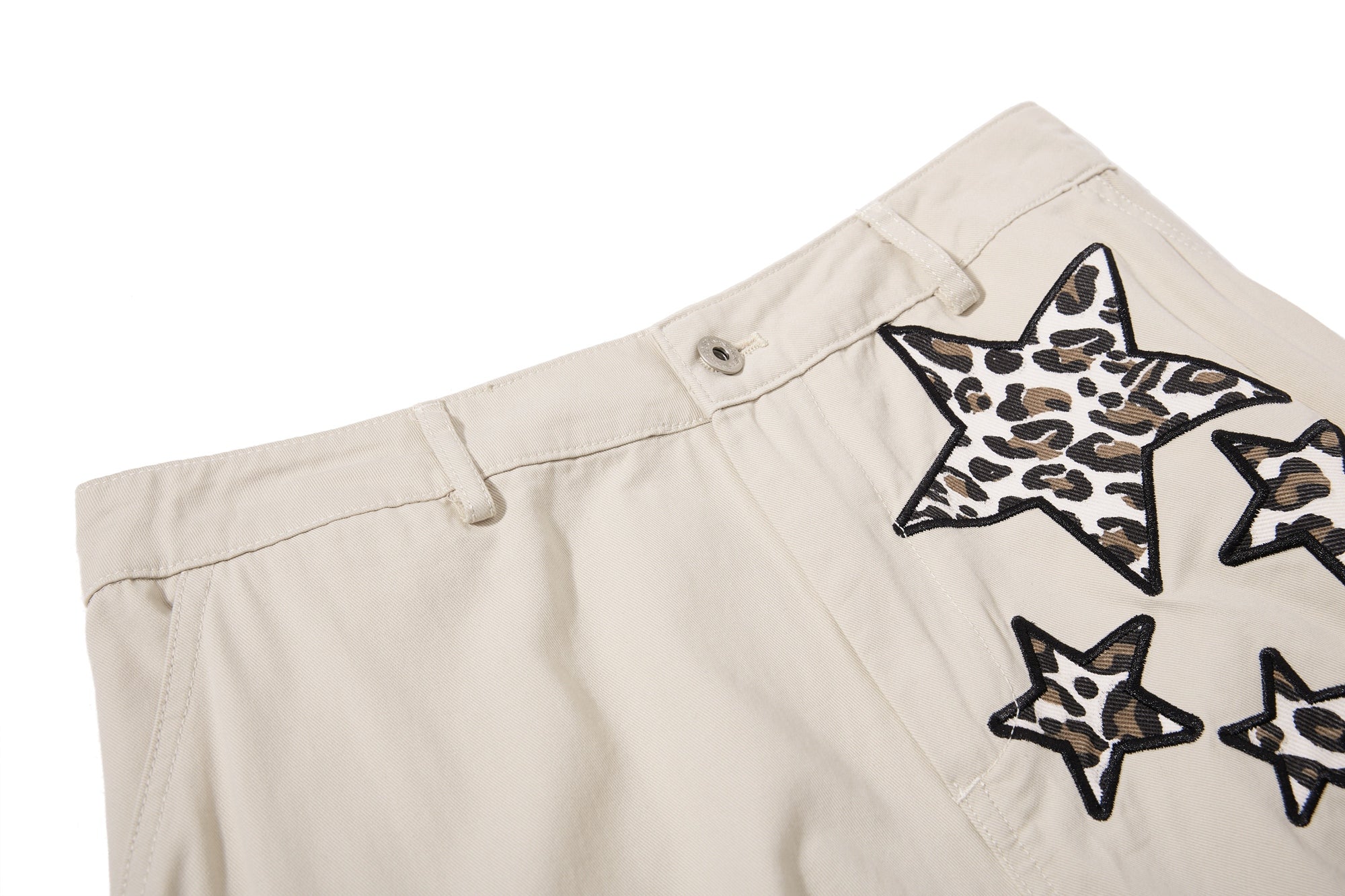 Omirad Leopard Star Multi-Pocket Cargo Pants