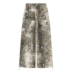 Omirad Leopard Print Wide-Leg Pants