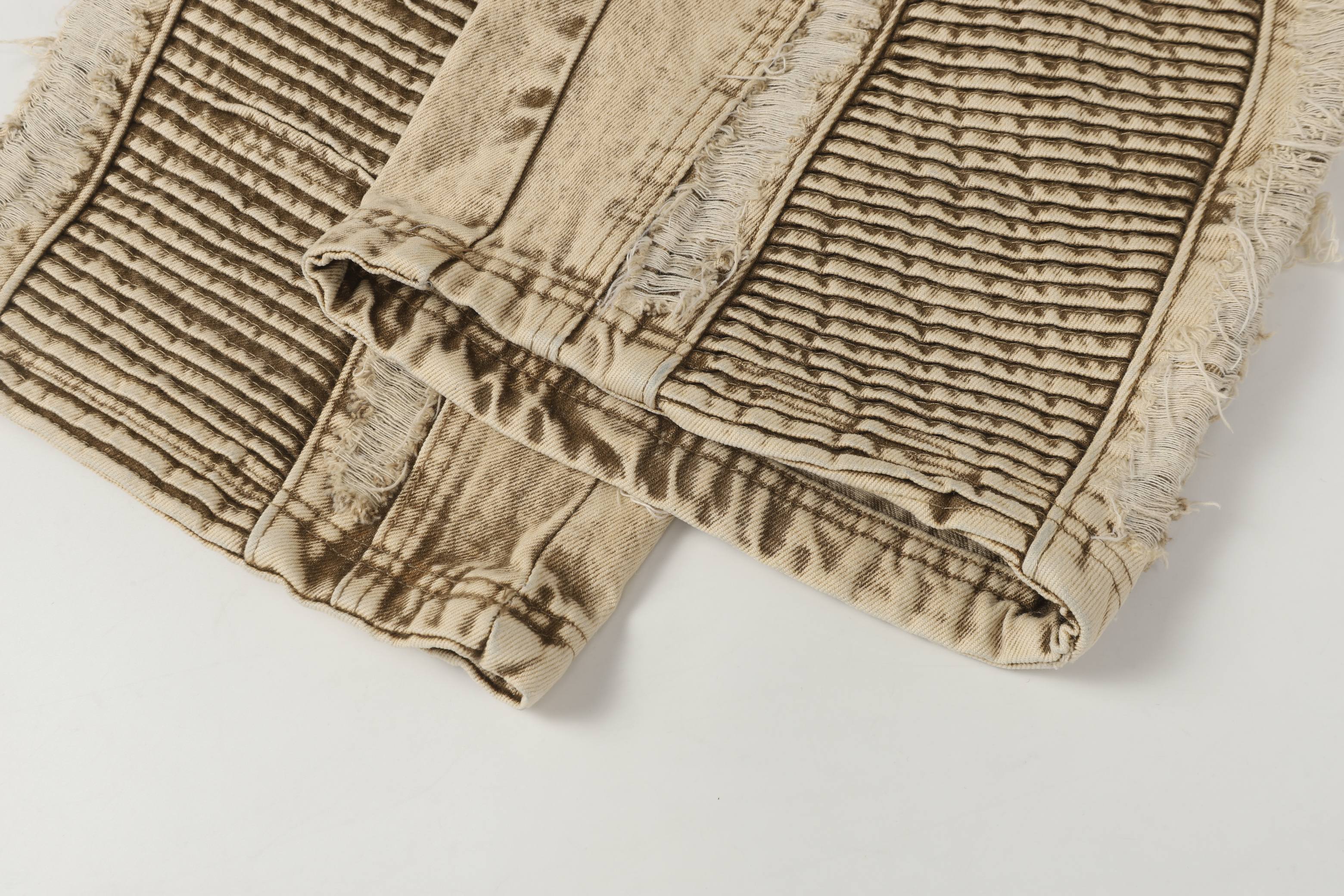 Omirad “Vintage Distressed Panel Jeans”