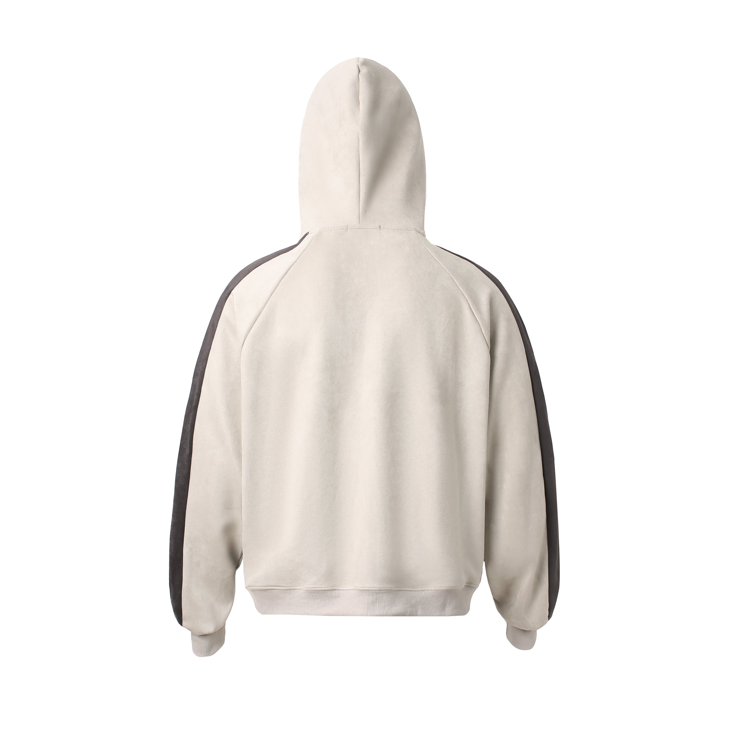Omirad Suede-Finish Retro Zip Hoodie