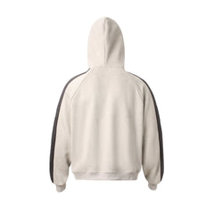 Omirad Suede-Finish Retro Zip Hoodie