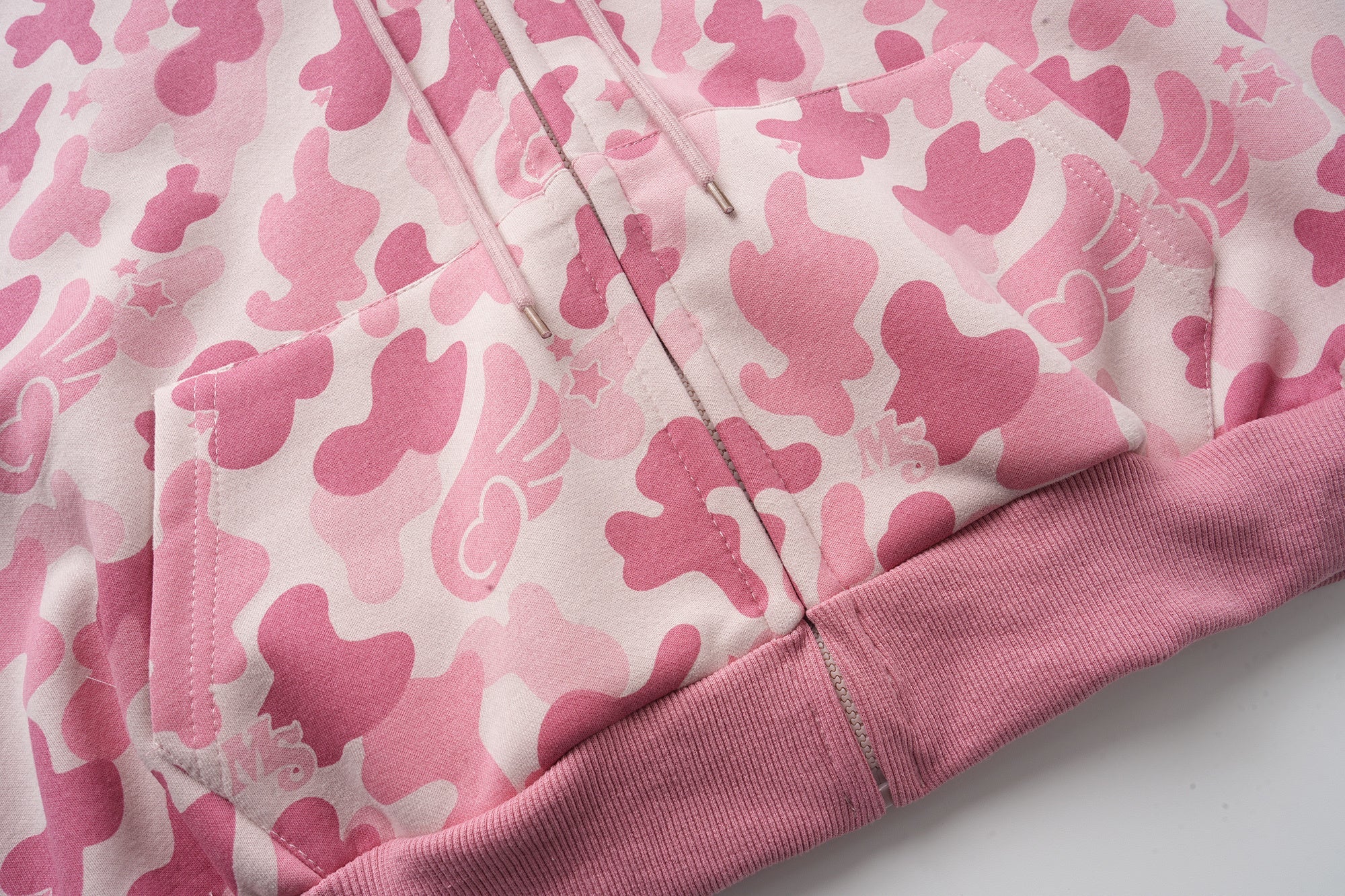 Omirad Camo Graphic Zip-Up Hoodie