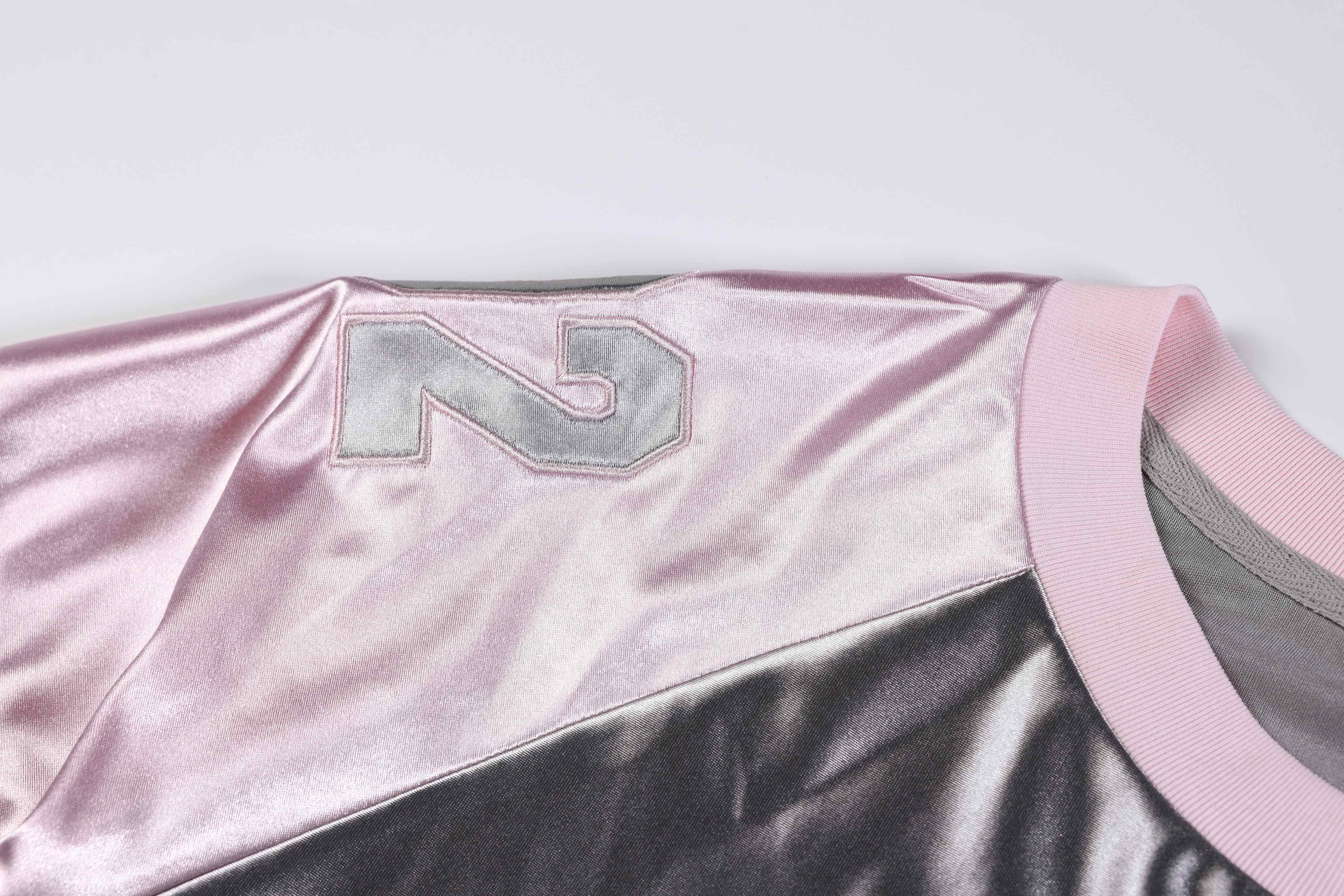 Omirad Metallic Varsity Jersey Tee