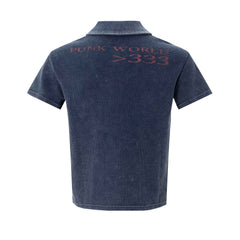Omirad Vintage Washed Polo Tee