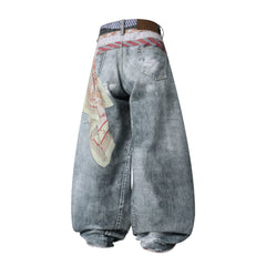 Omirad “Tie Riot Balloon Jeans”