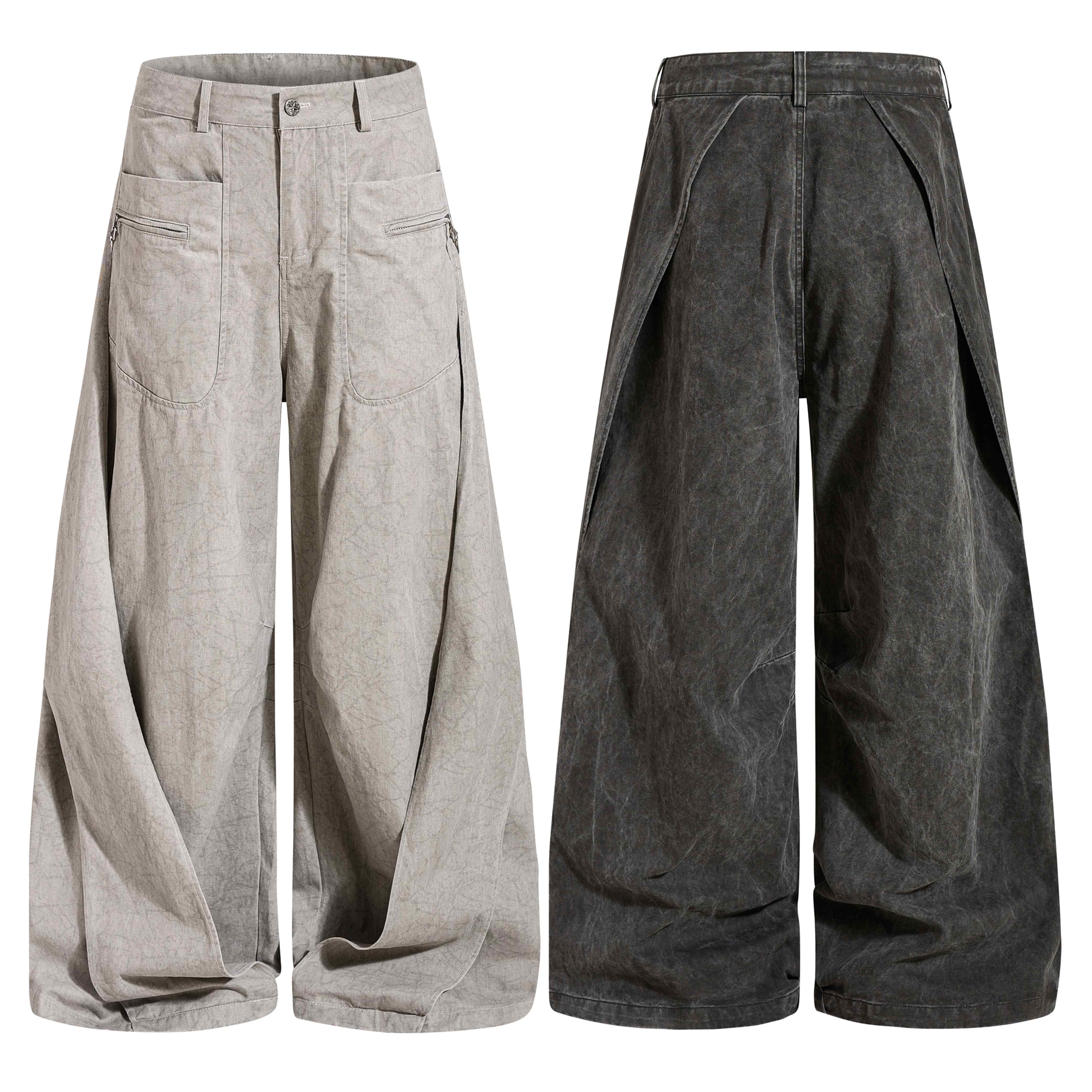Omirad Washed Balloon Denim Jeans