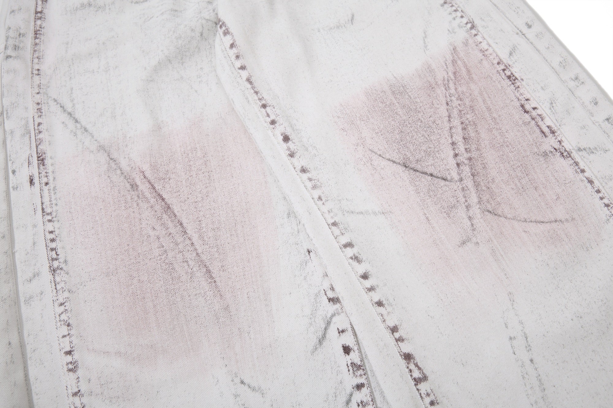 Omirad Washed Panel Denim Pants
