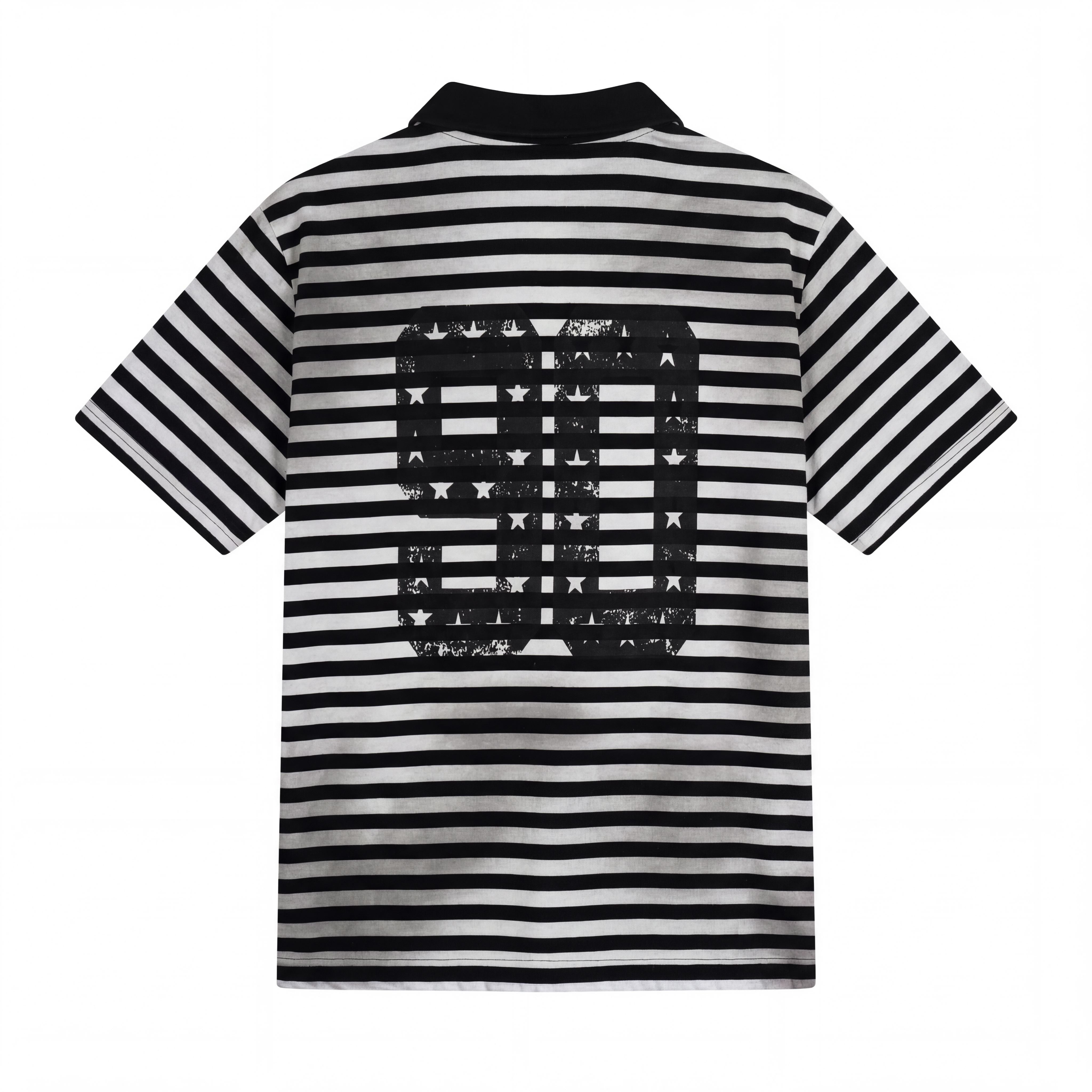 Omirad “Stripe Crest Polo Tee”
