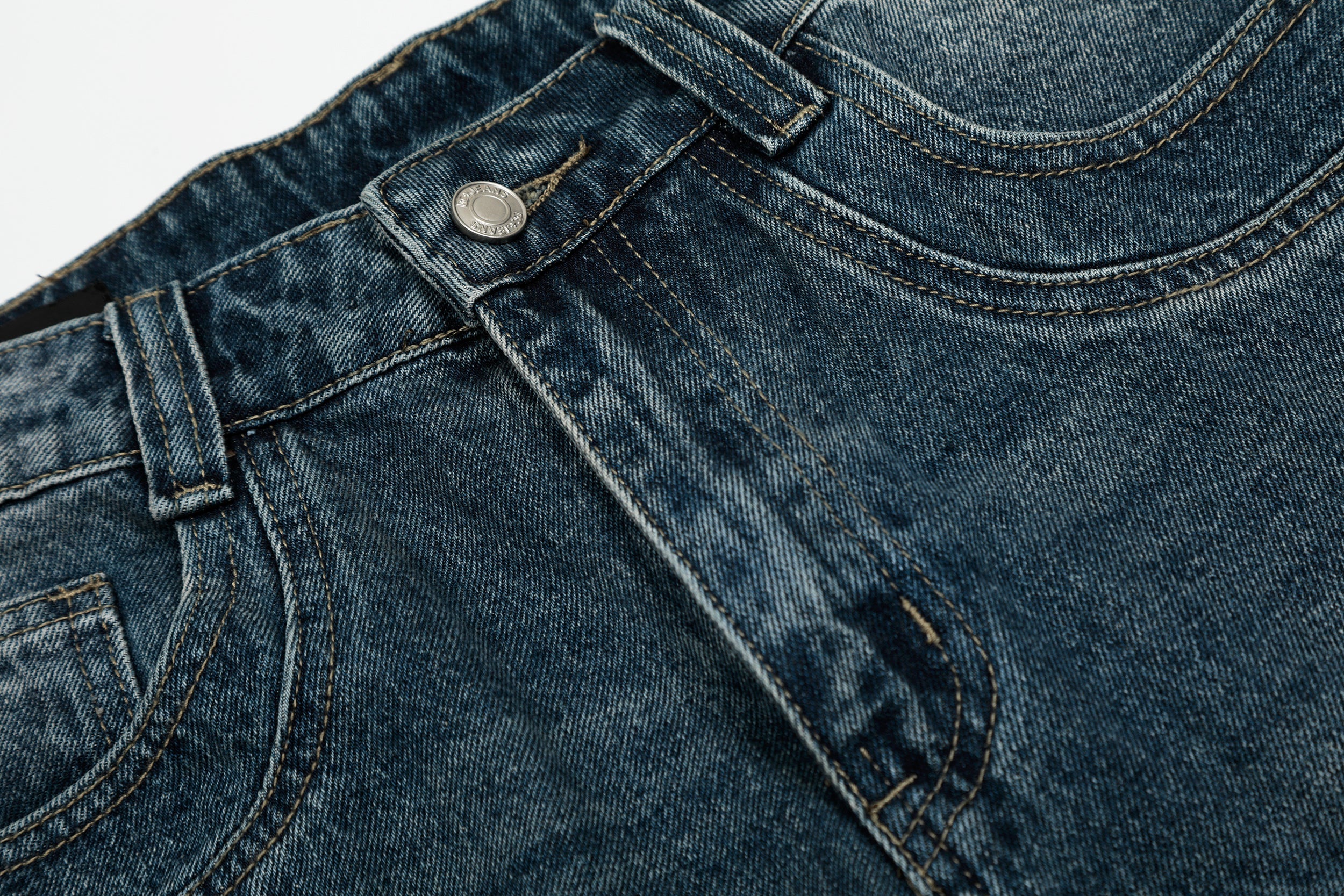 Omirad Studded Denim Shorts