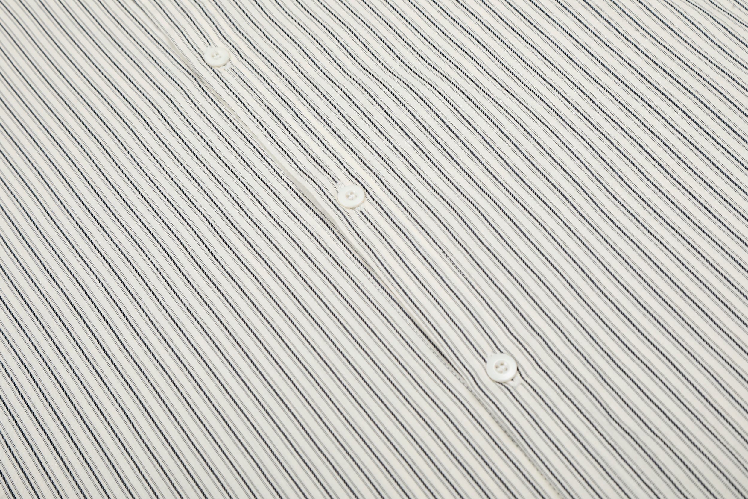 Omirad “Pinstripe Patch Graphic Shirt”