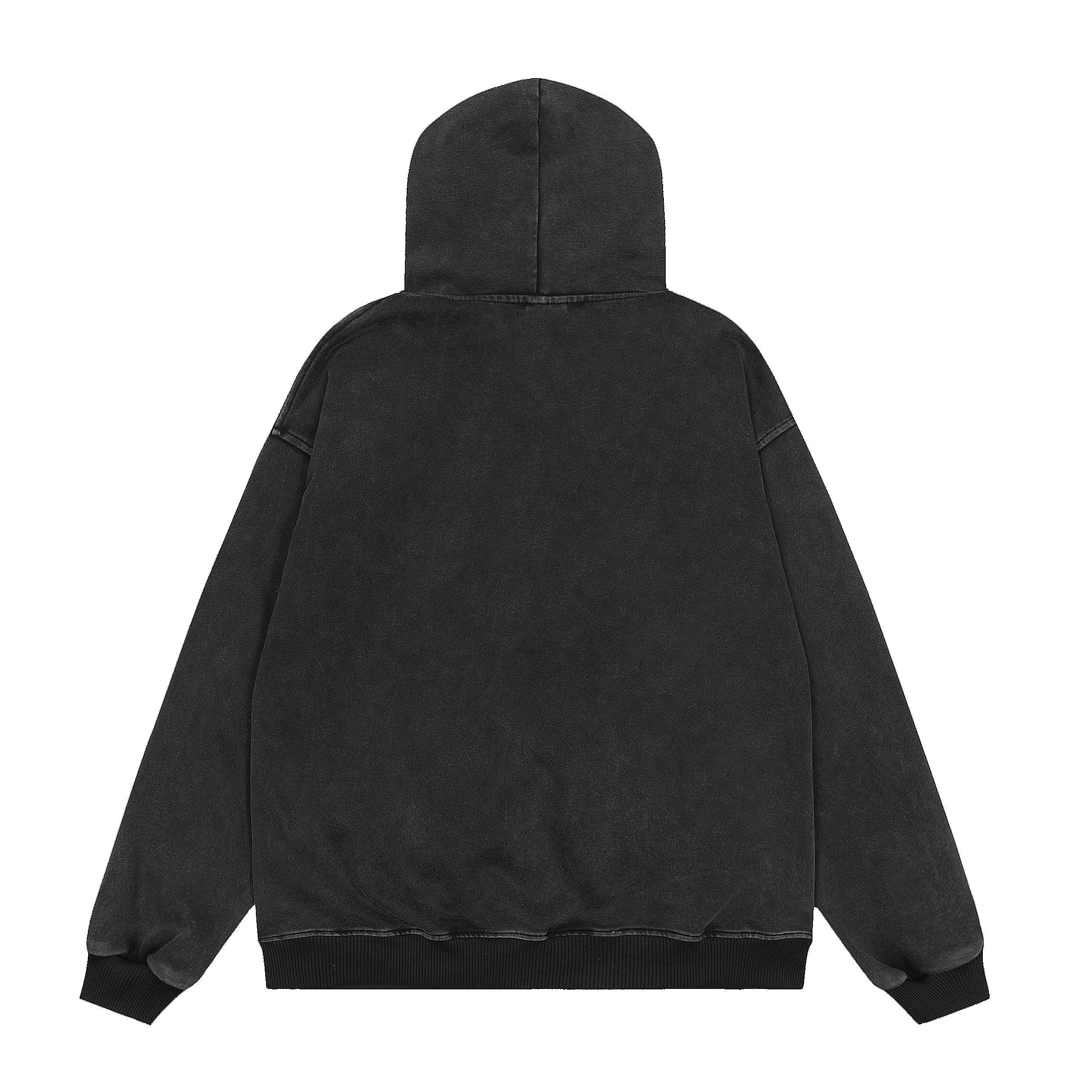 Omirad Chain Print Faux Fur Hooded Jacket
