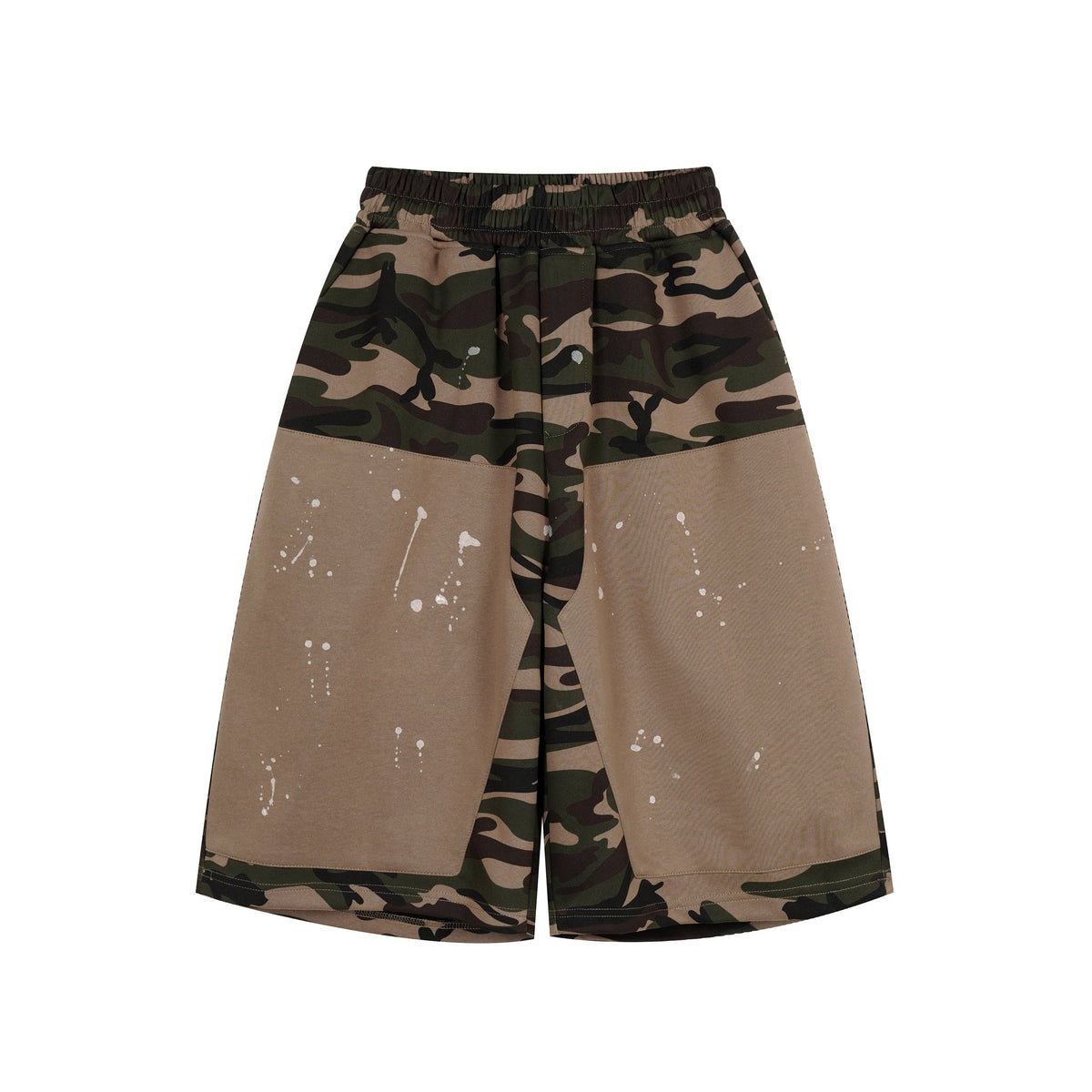 Omirad Camo Patchwork Baggy Shorts