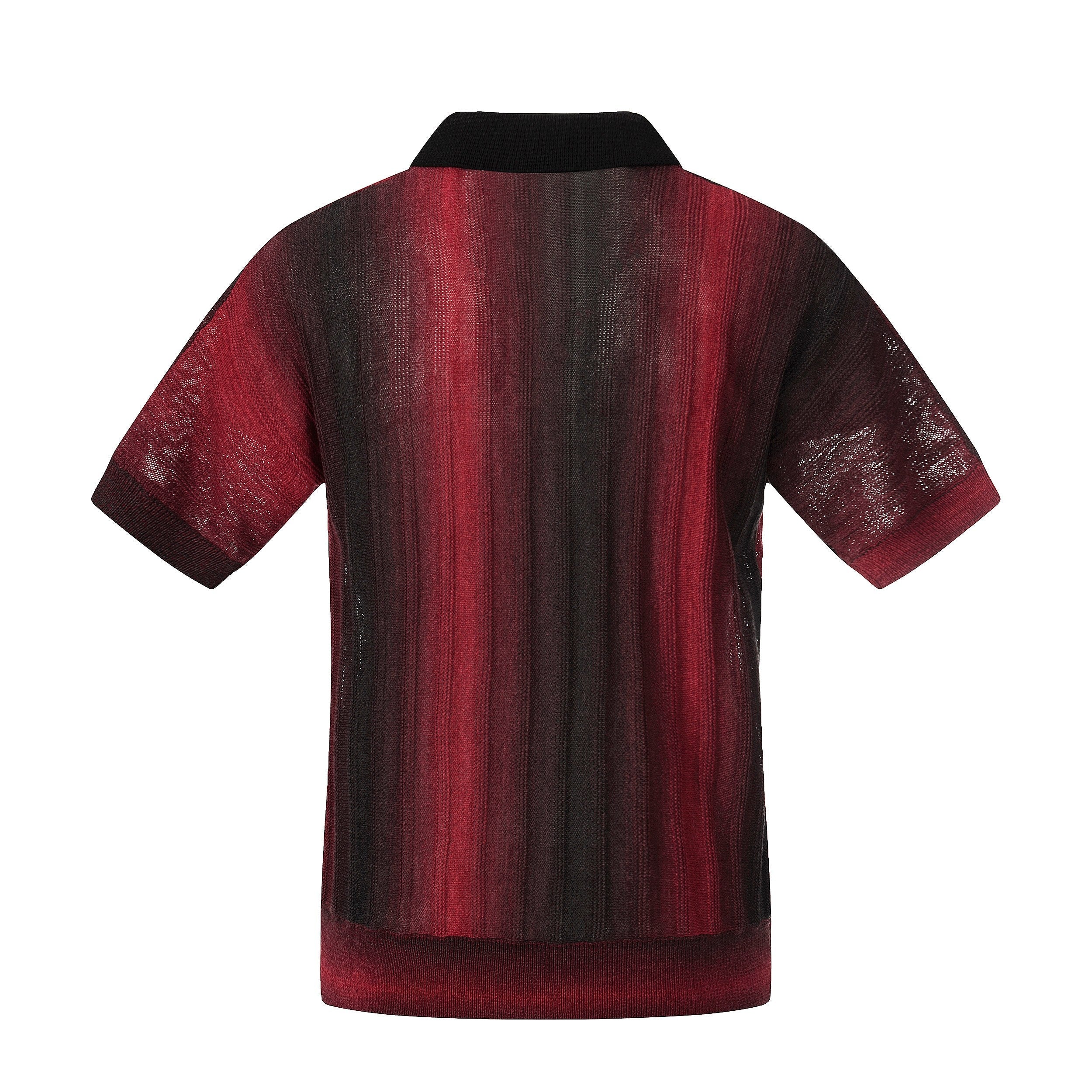 Omirad “Gradient Knit Polo Tee”