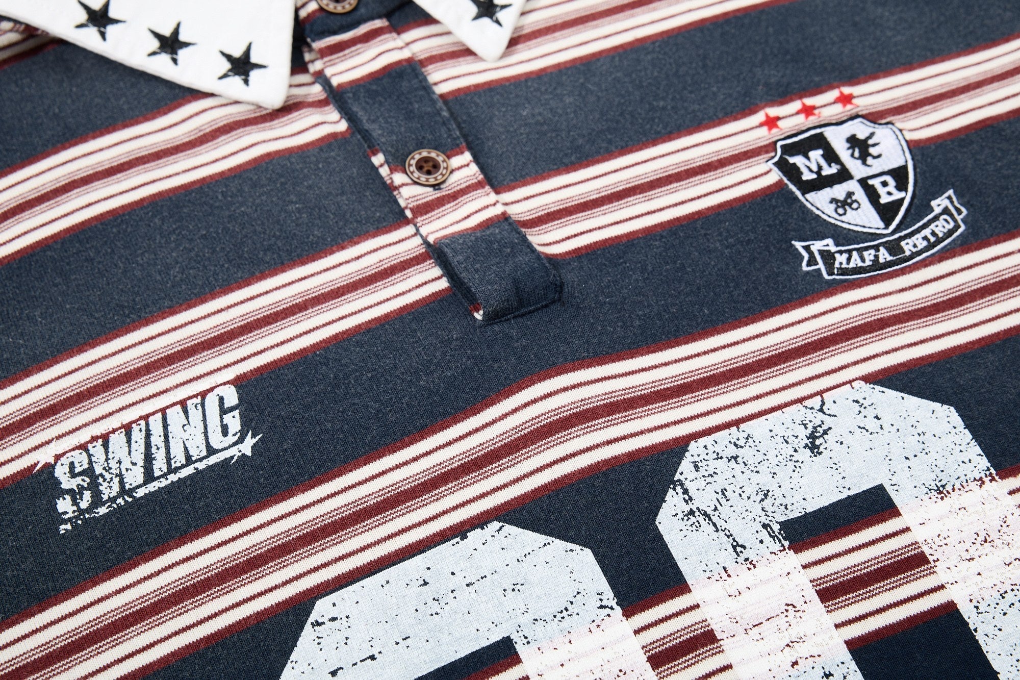 Omirad “Vintage Stripe Rugby Polo”