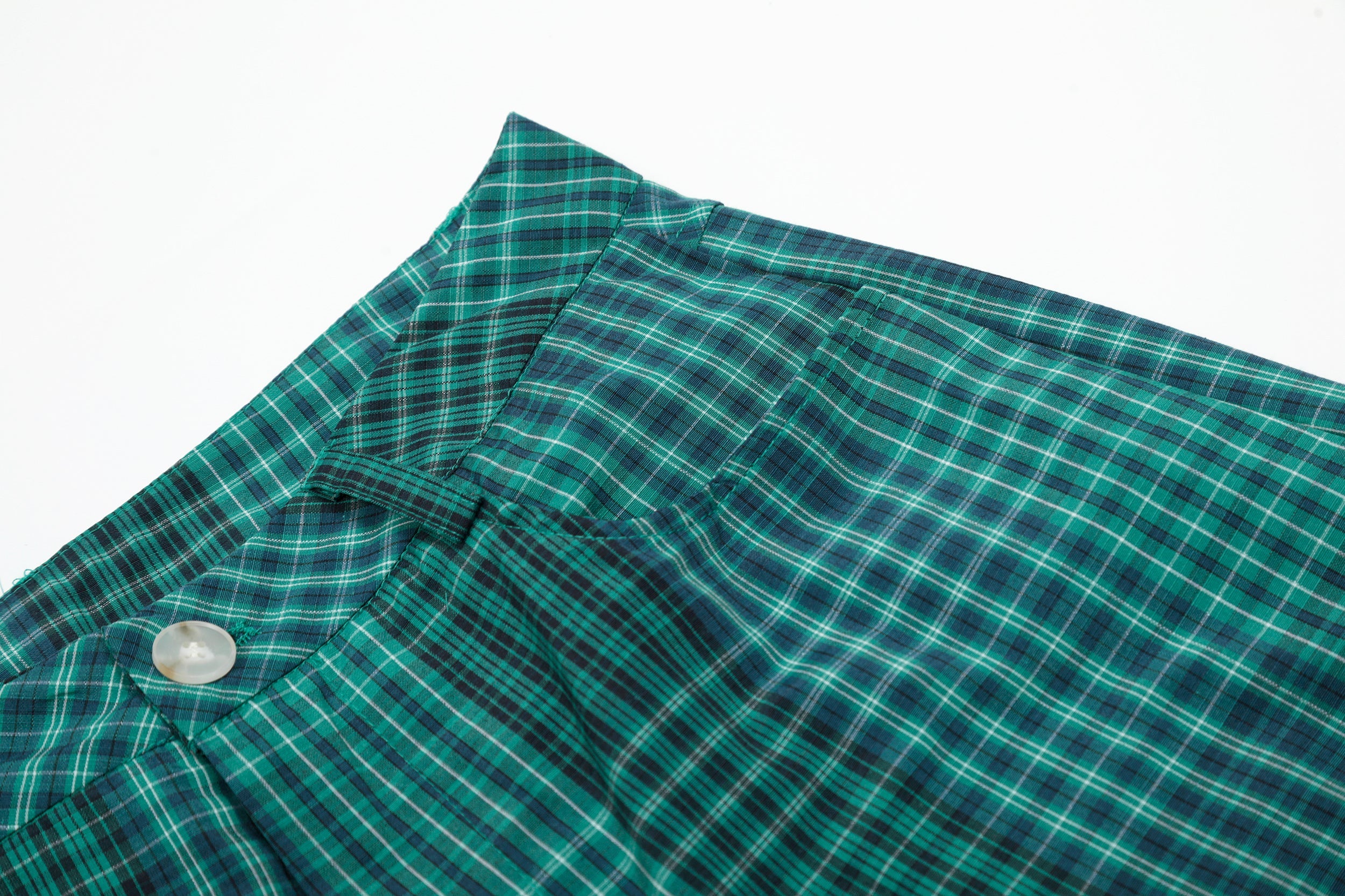 Omirad Checkered Wide-Leg Shorts