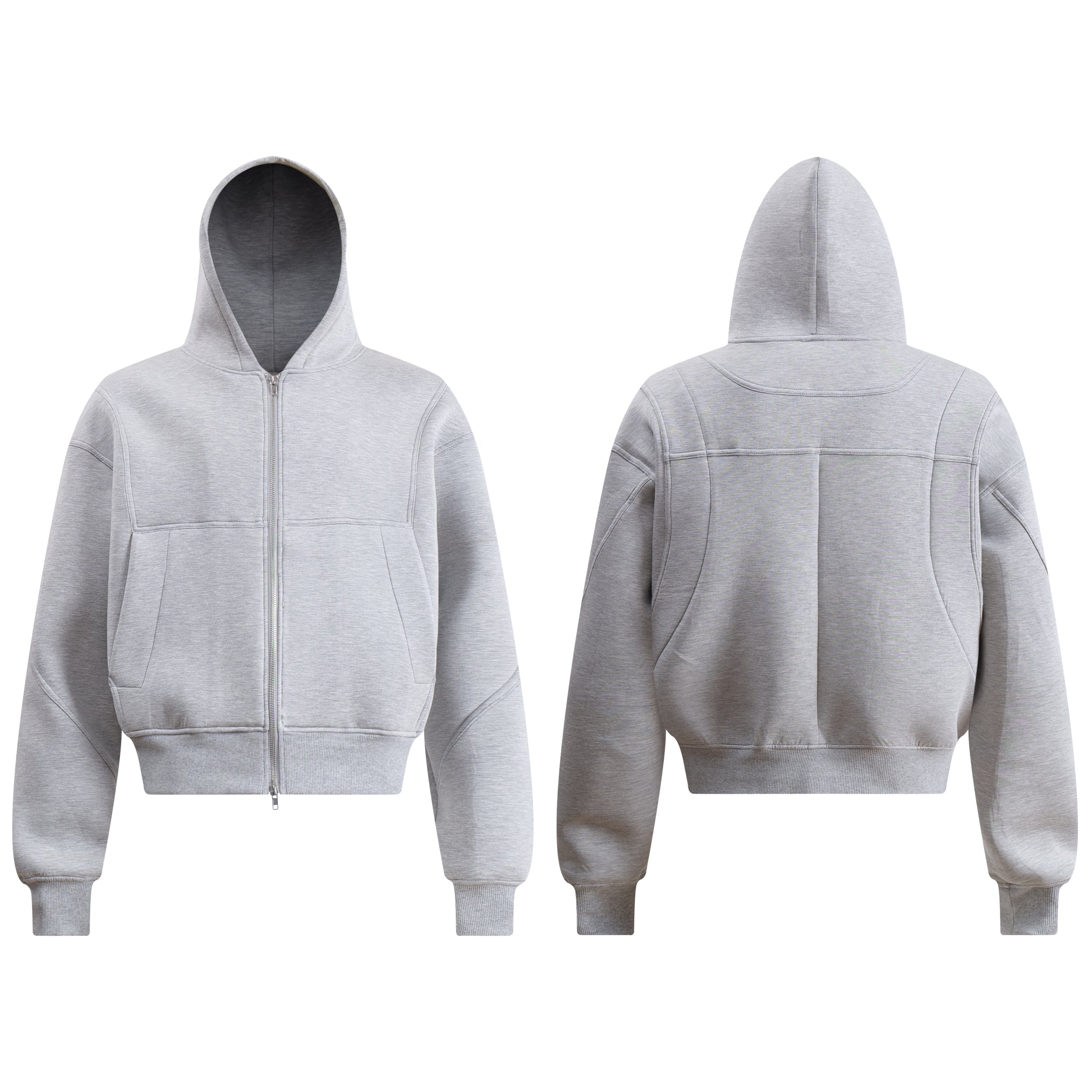Omirad Minimal Recycled Zip Hoodie