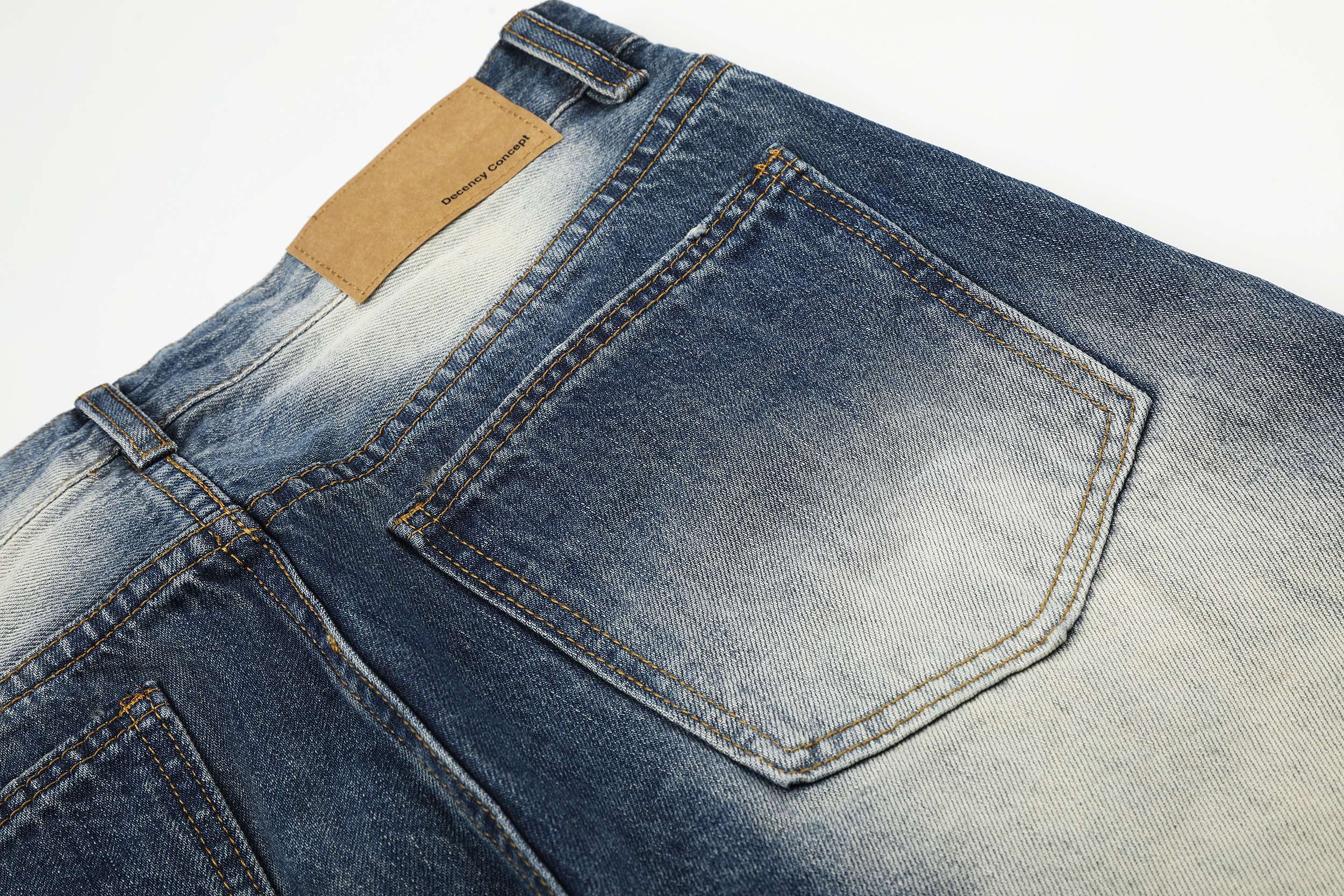 Omirad Studded Vintage Wash Jeans