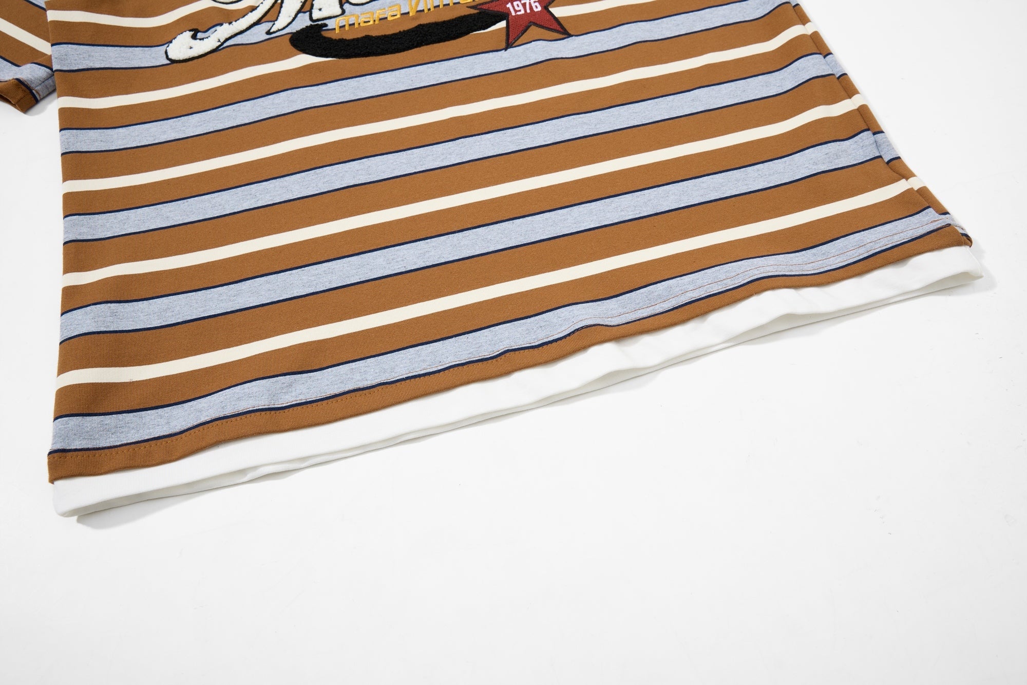 Omirad Vintage Striped Varsity Tee