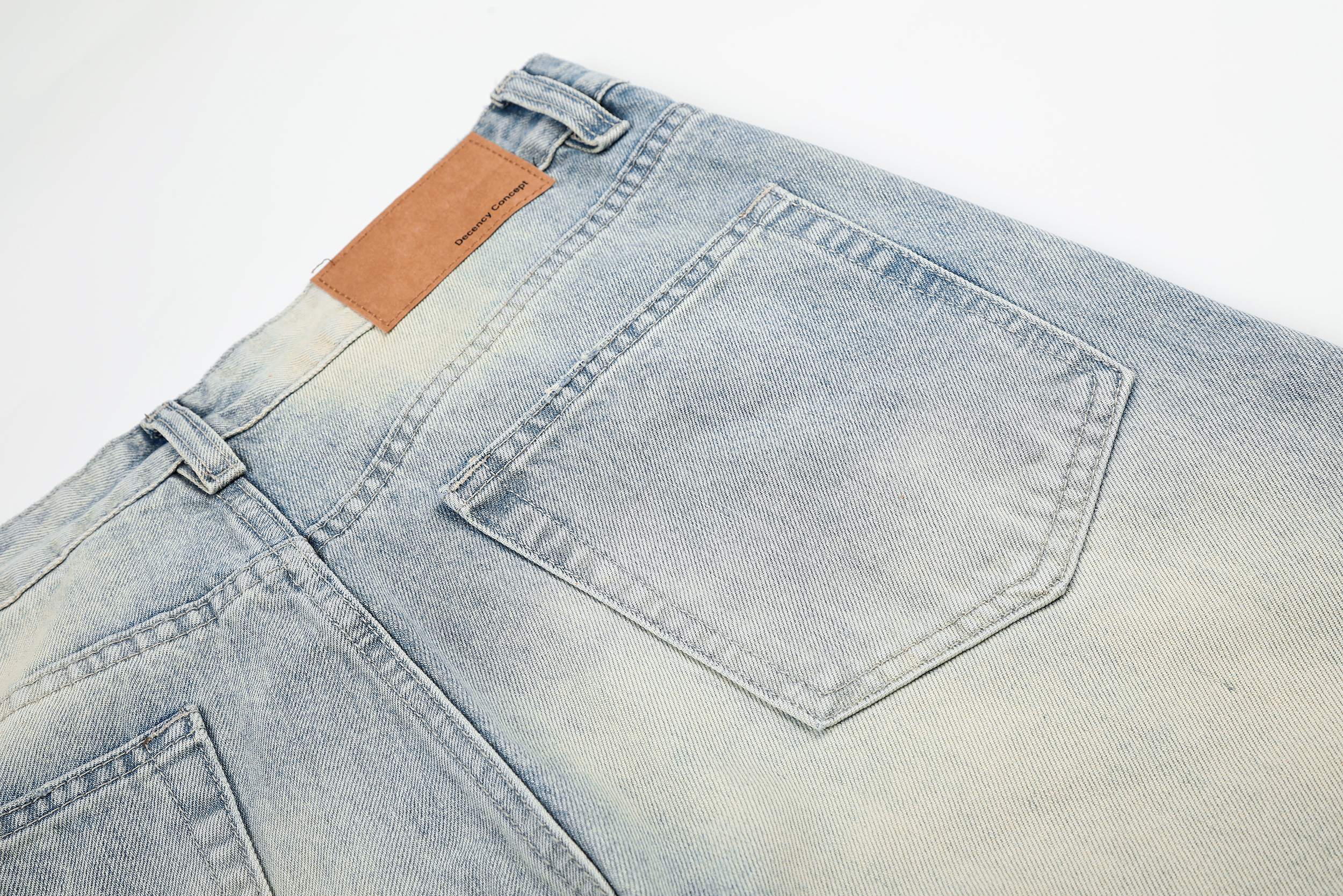 Omirad Vintage Washed Wide-Leg Jeans