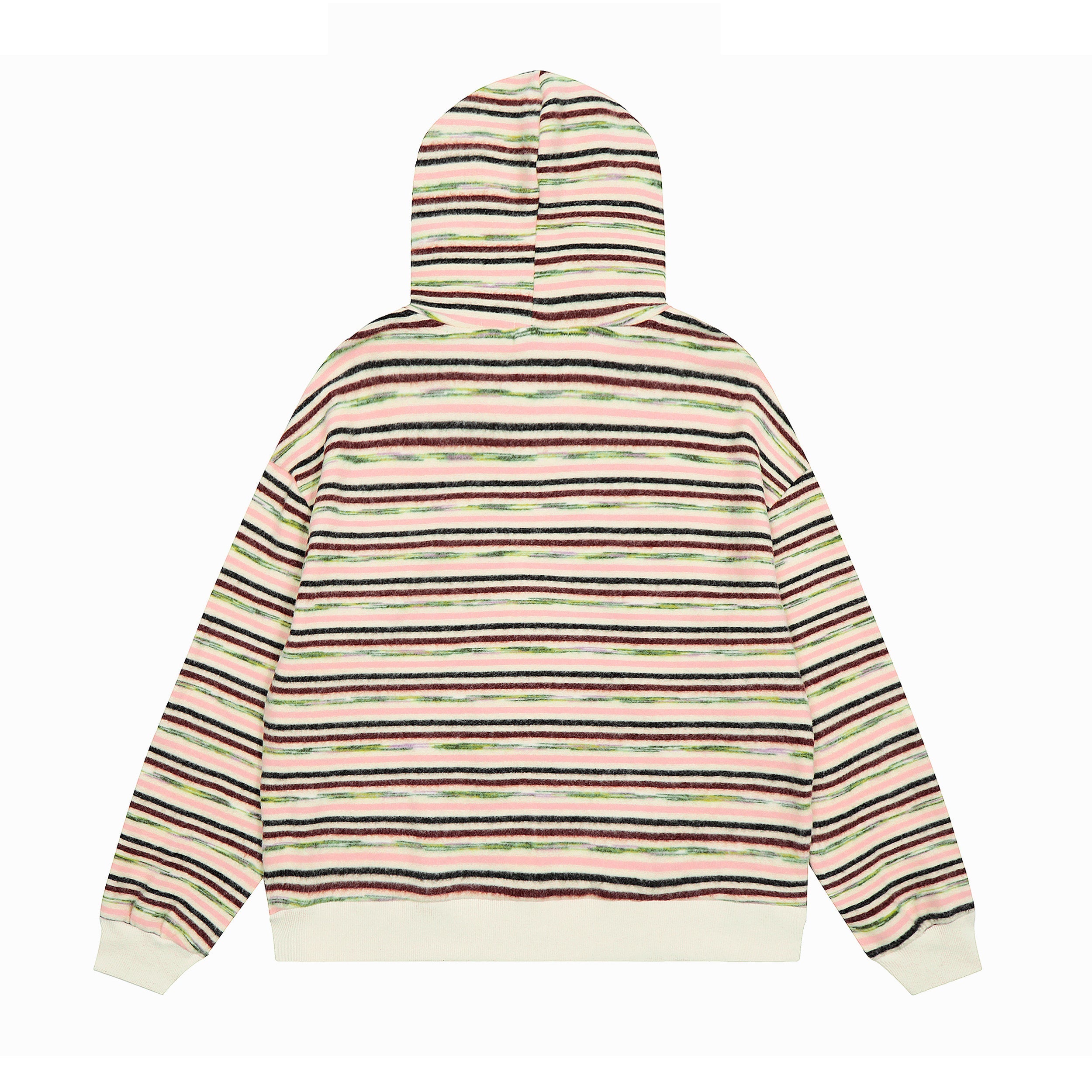 Omirad Striped Knit Zip Hoodie