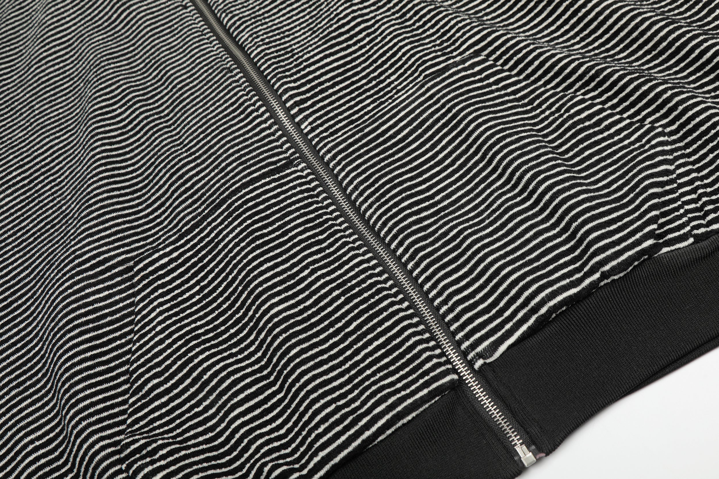 Omirad Striped Zip Hoodie
