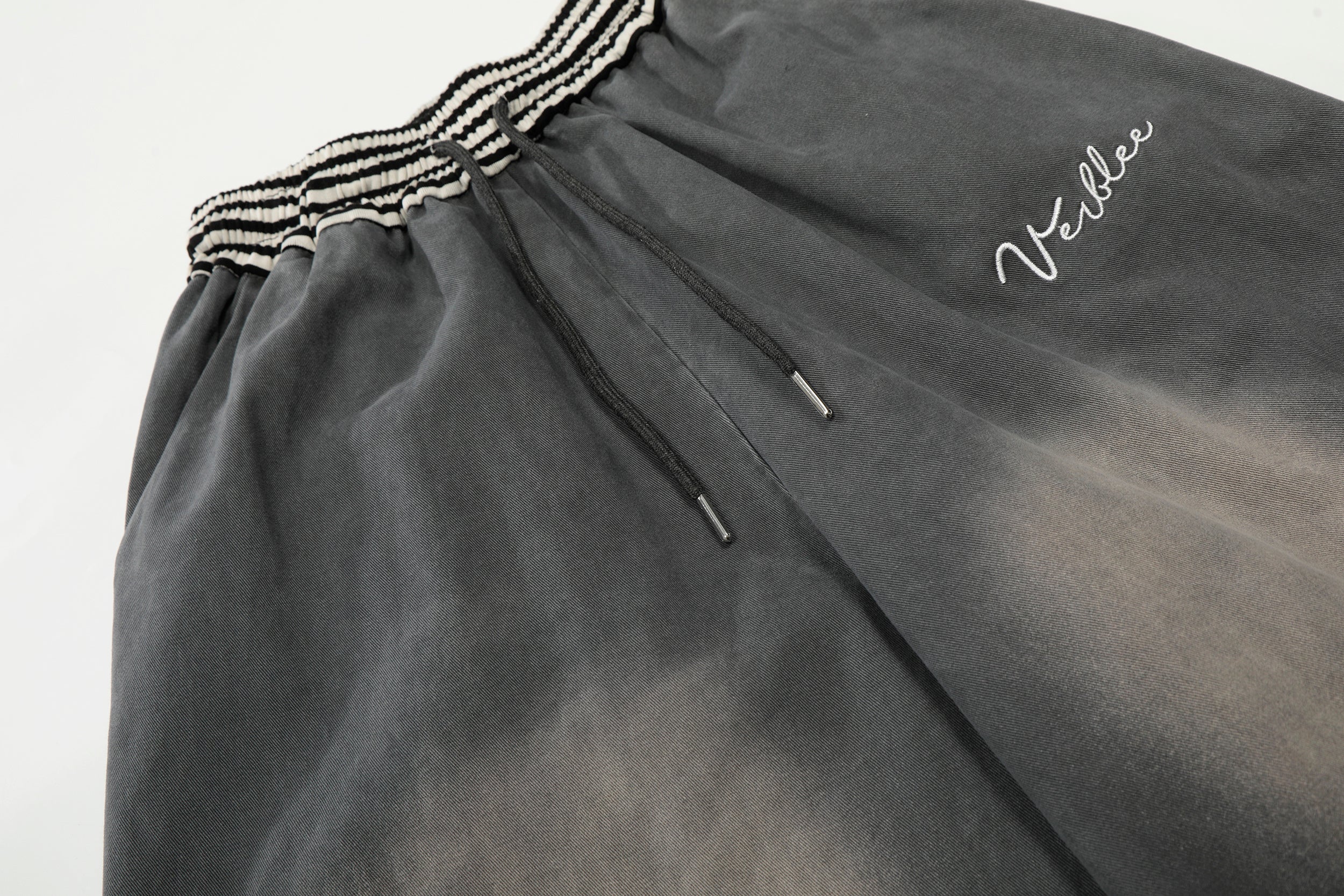 Omirad Washed Cargo Wide-Leg Pants