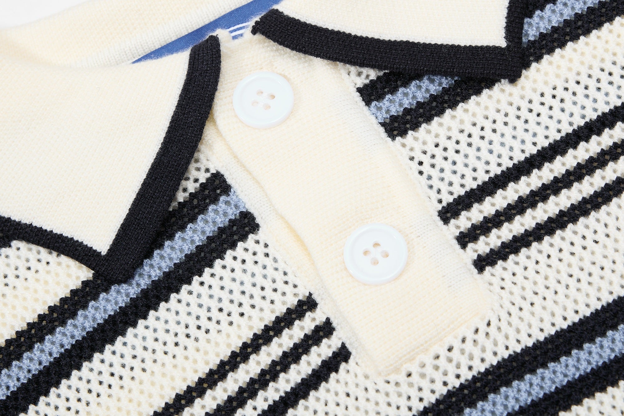 Omirad “Retro Stripe Knit Polo”