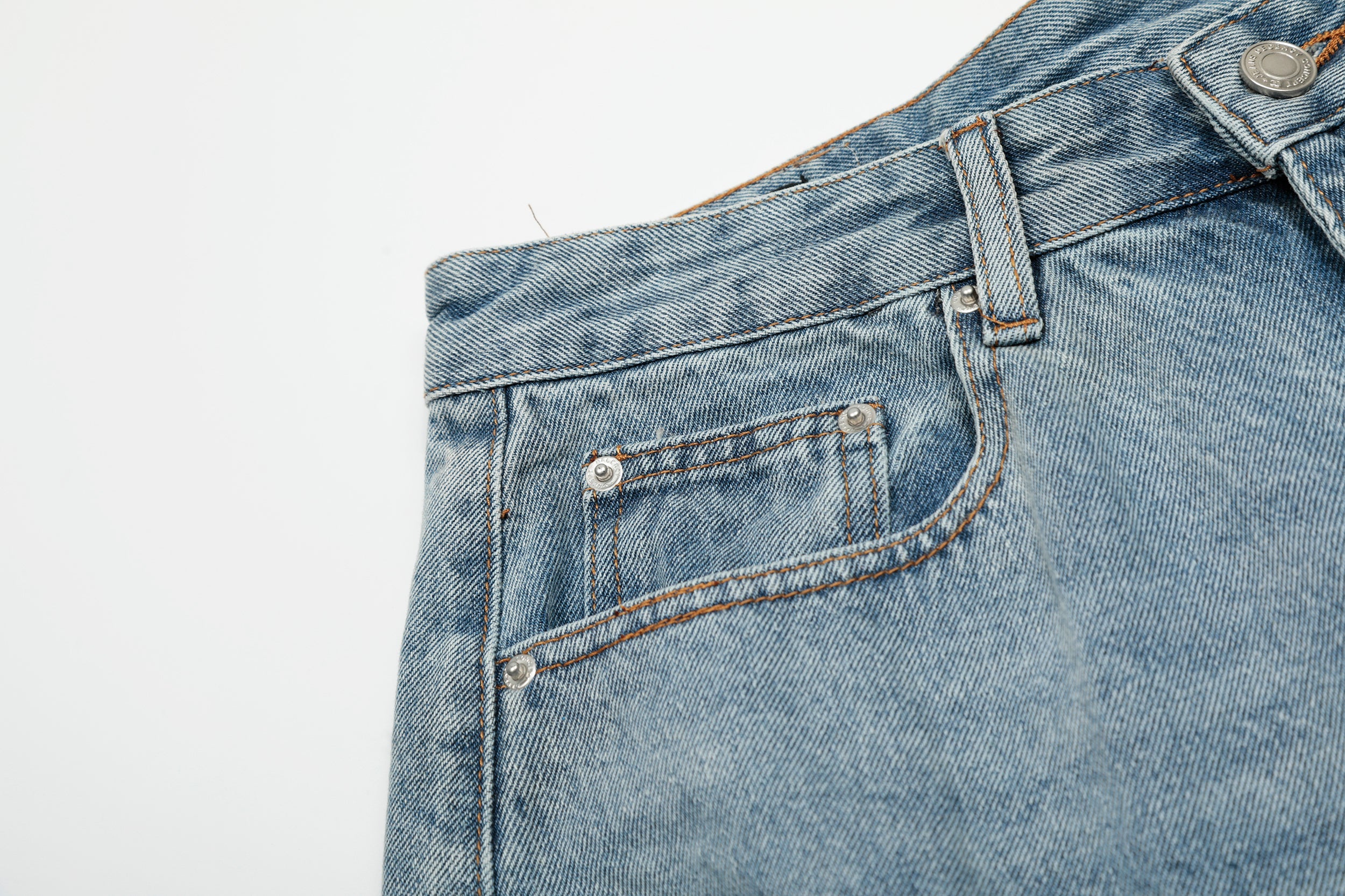 Omirad Destroyed Fringe Denim Shorts