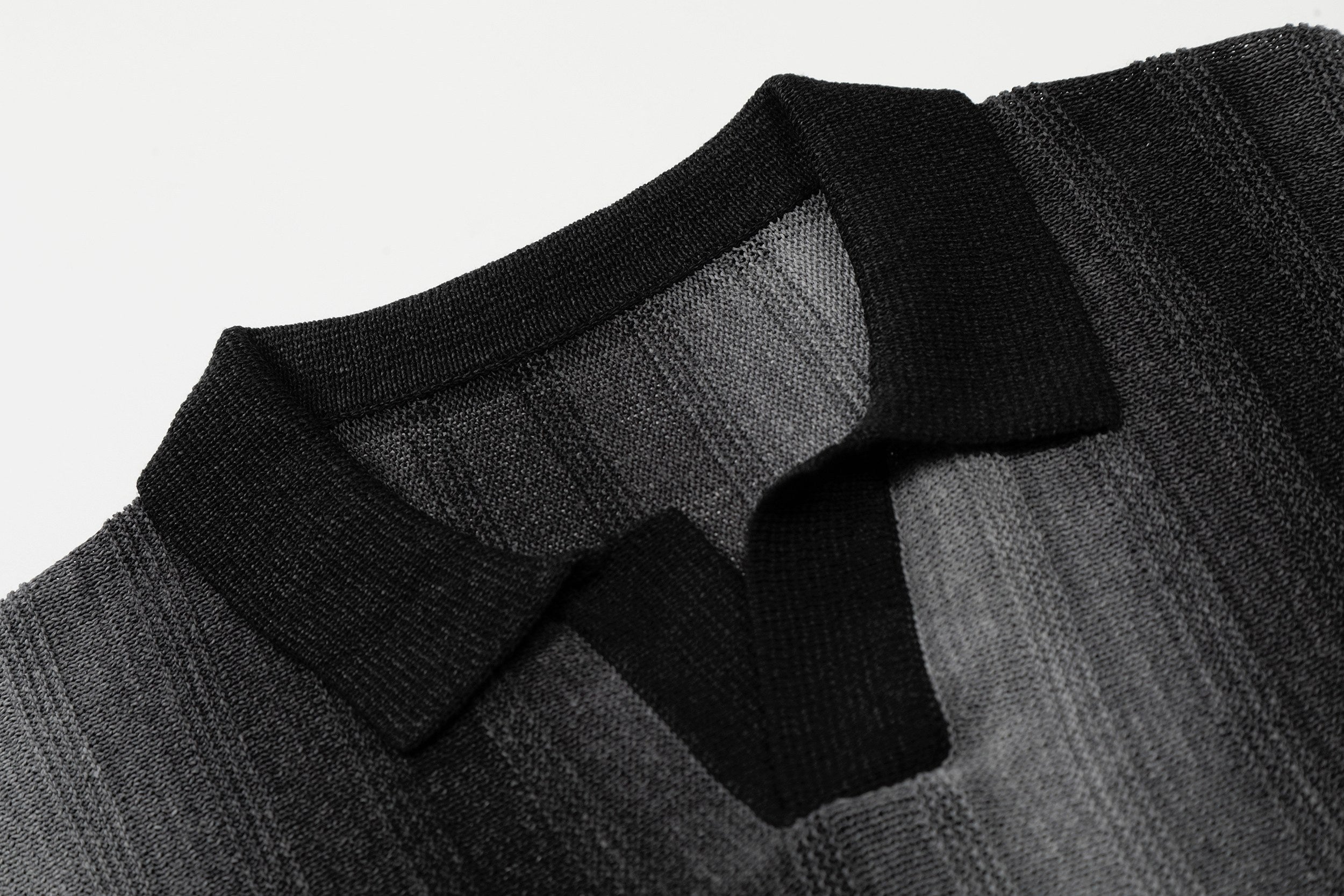 Omirad “Gradient Knit Polo Tee”