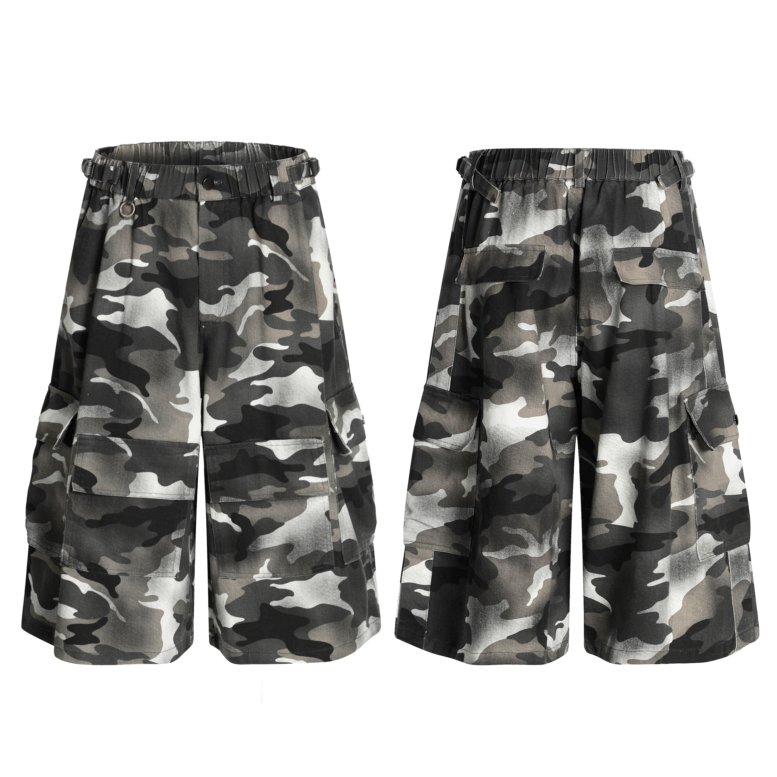 Omirad Elastic Camo Utility Shorts