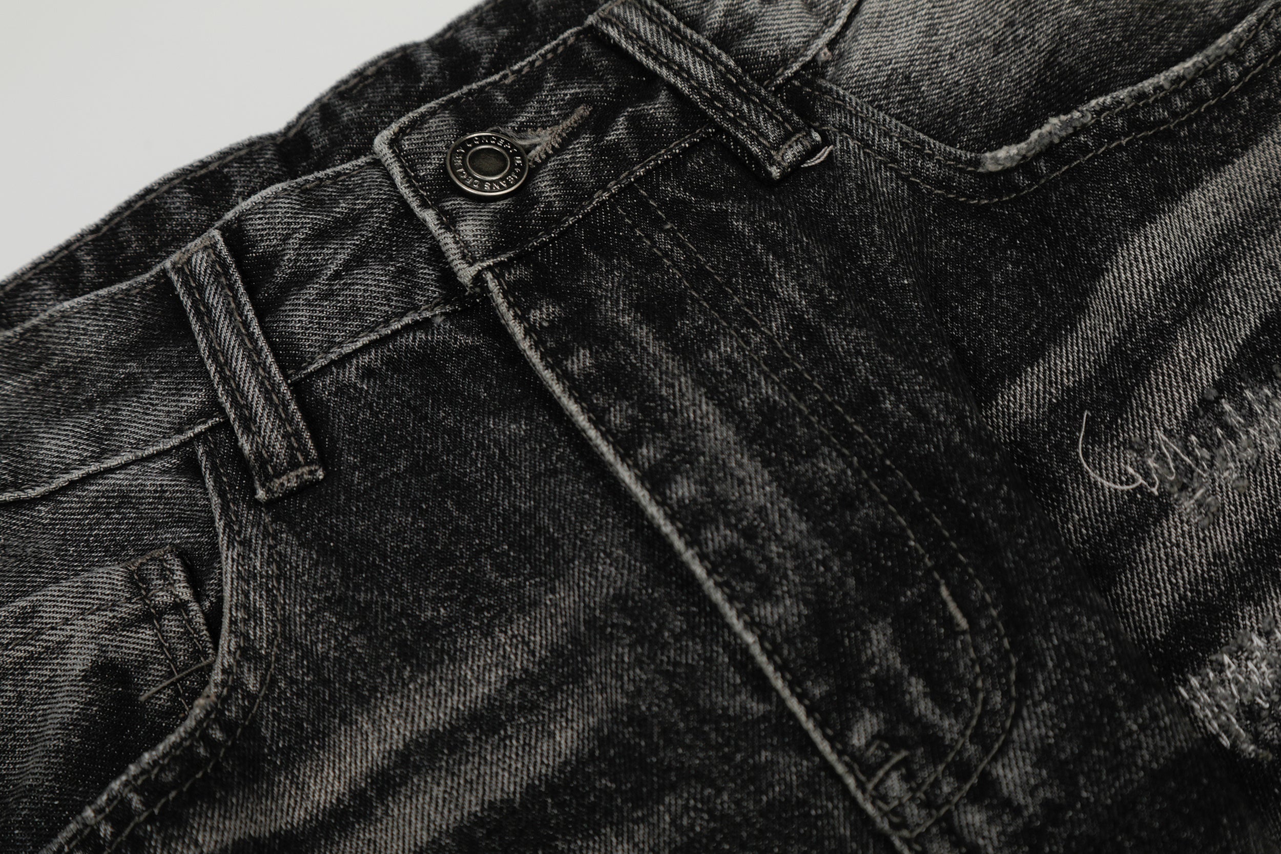 Omirad Washed Distressed Denim Pants