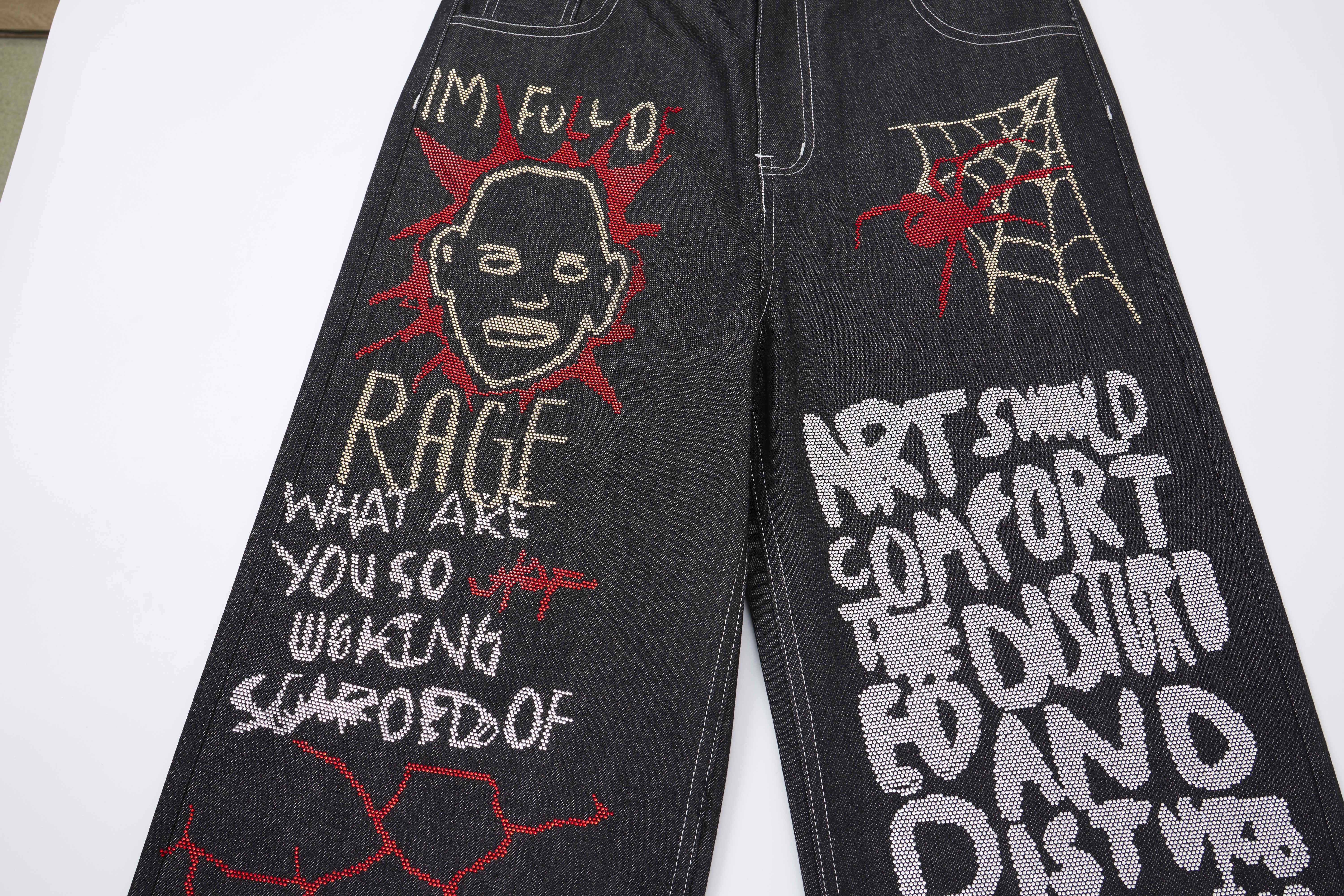 Omirad Graphic Denim Pants