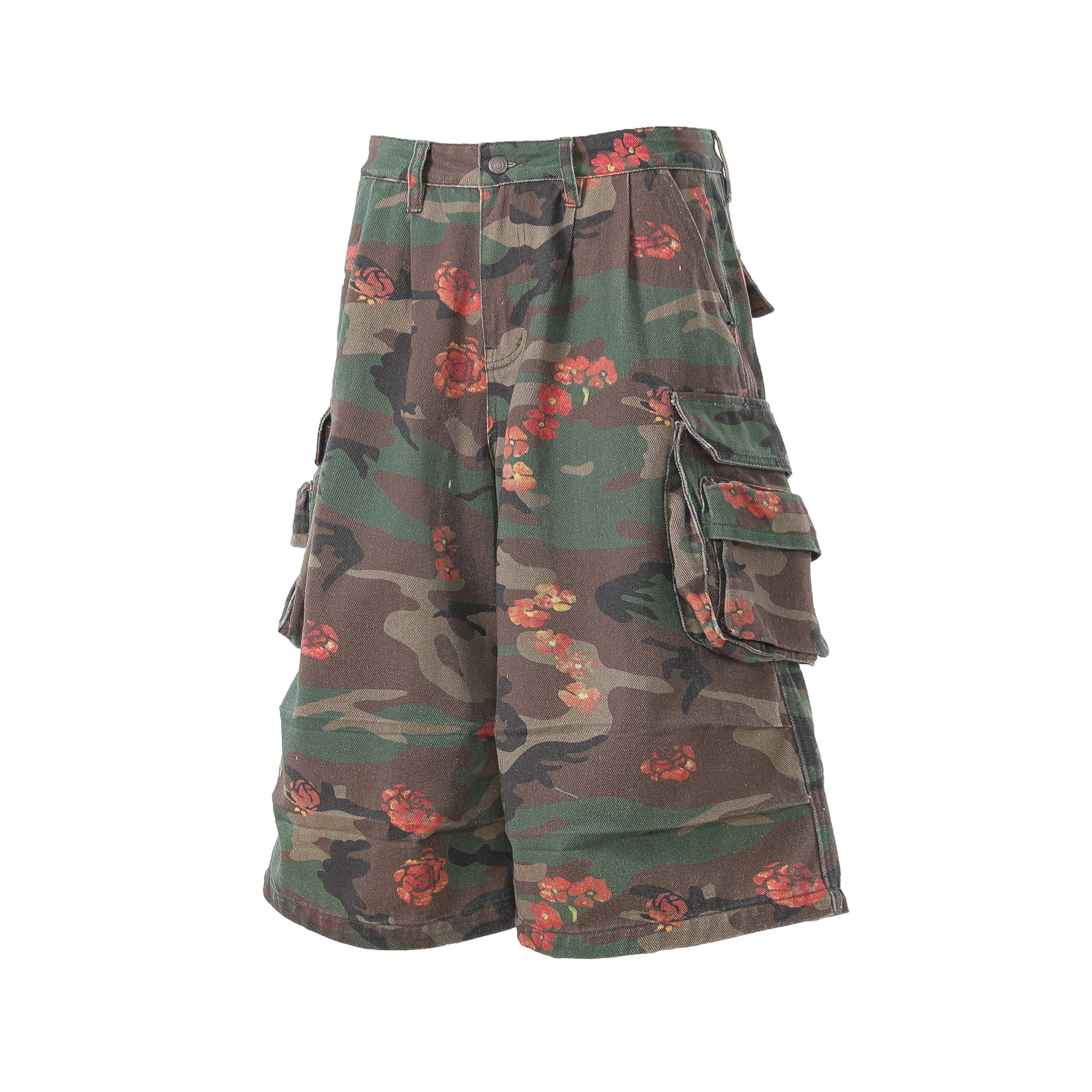 Omirad “Floral Camo Cargo Shorts”