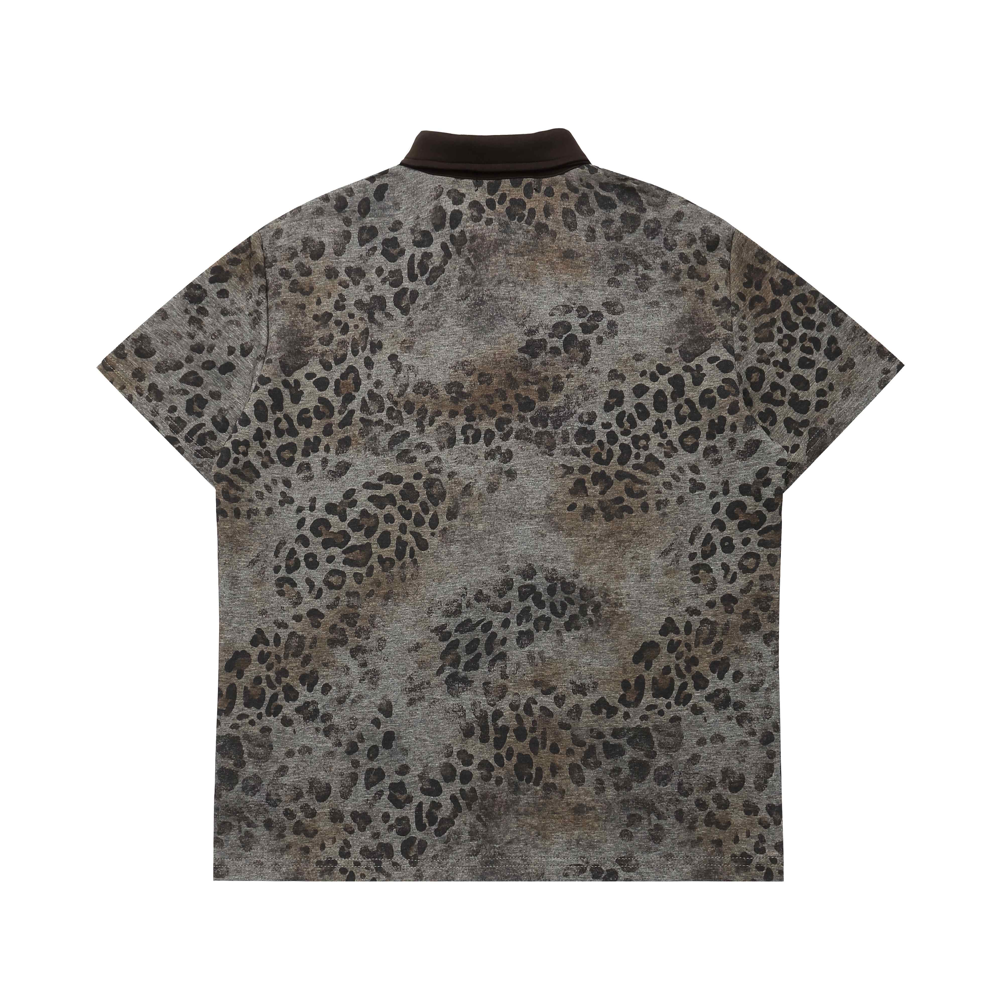 Omirad Leopard Gothic Polo Tee