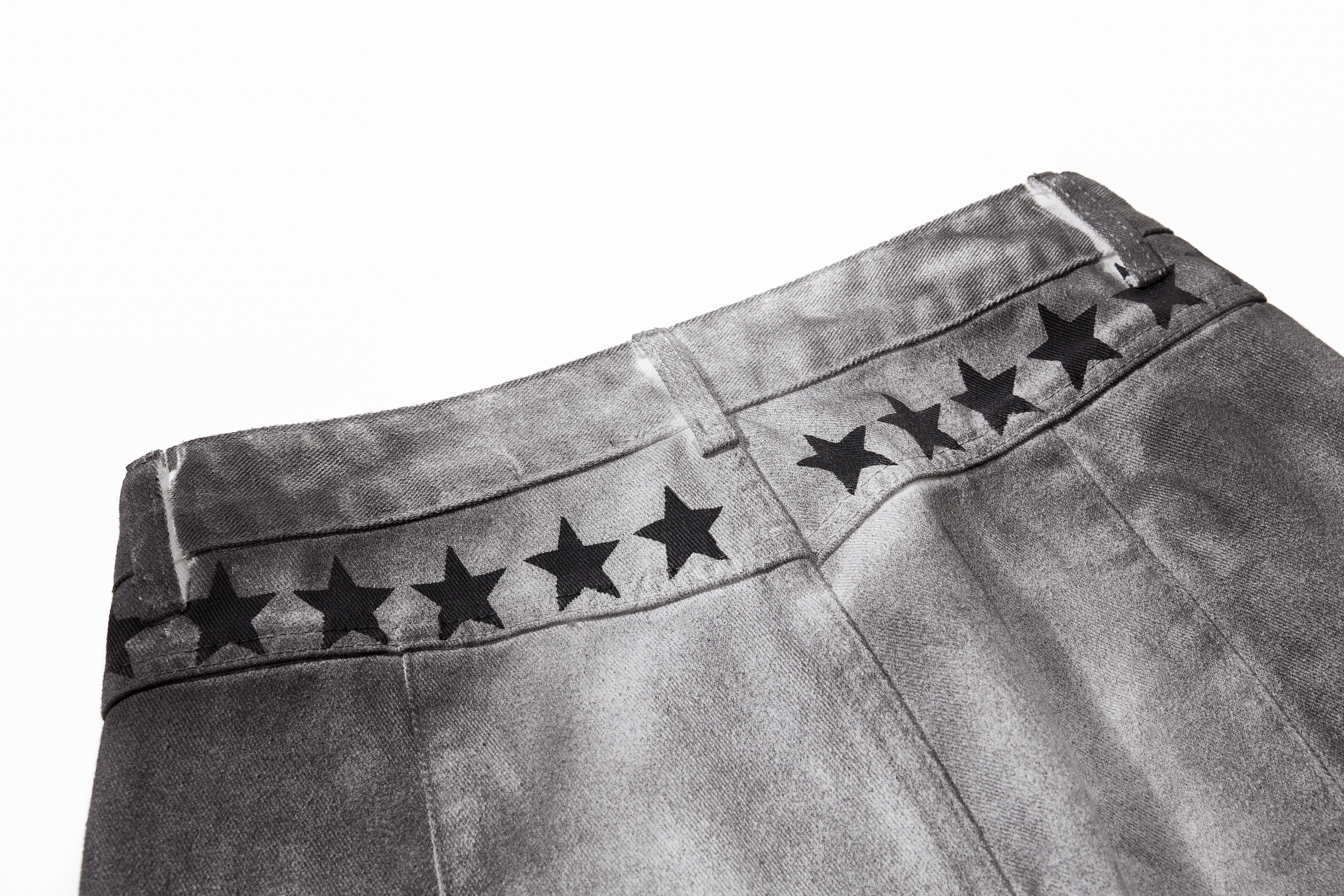 Omirad Graphic Washed Wide-Leg Pants