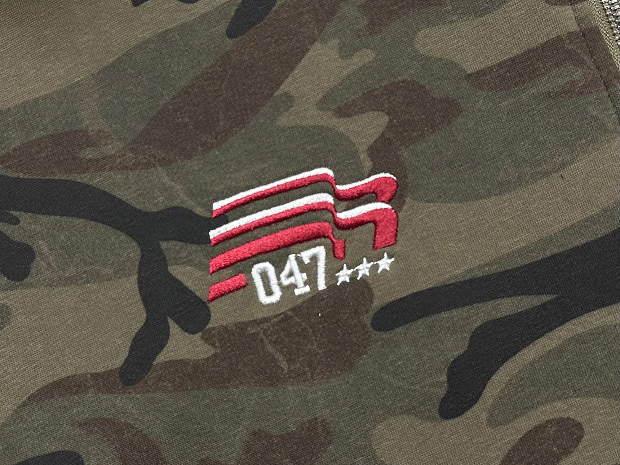 Omirad Camo Varsity Zip Hoodie