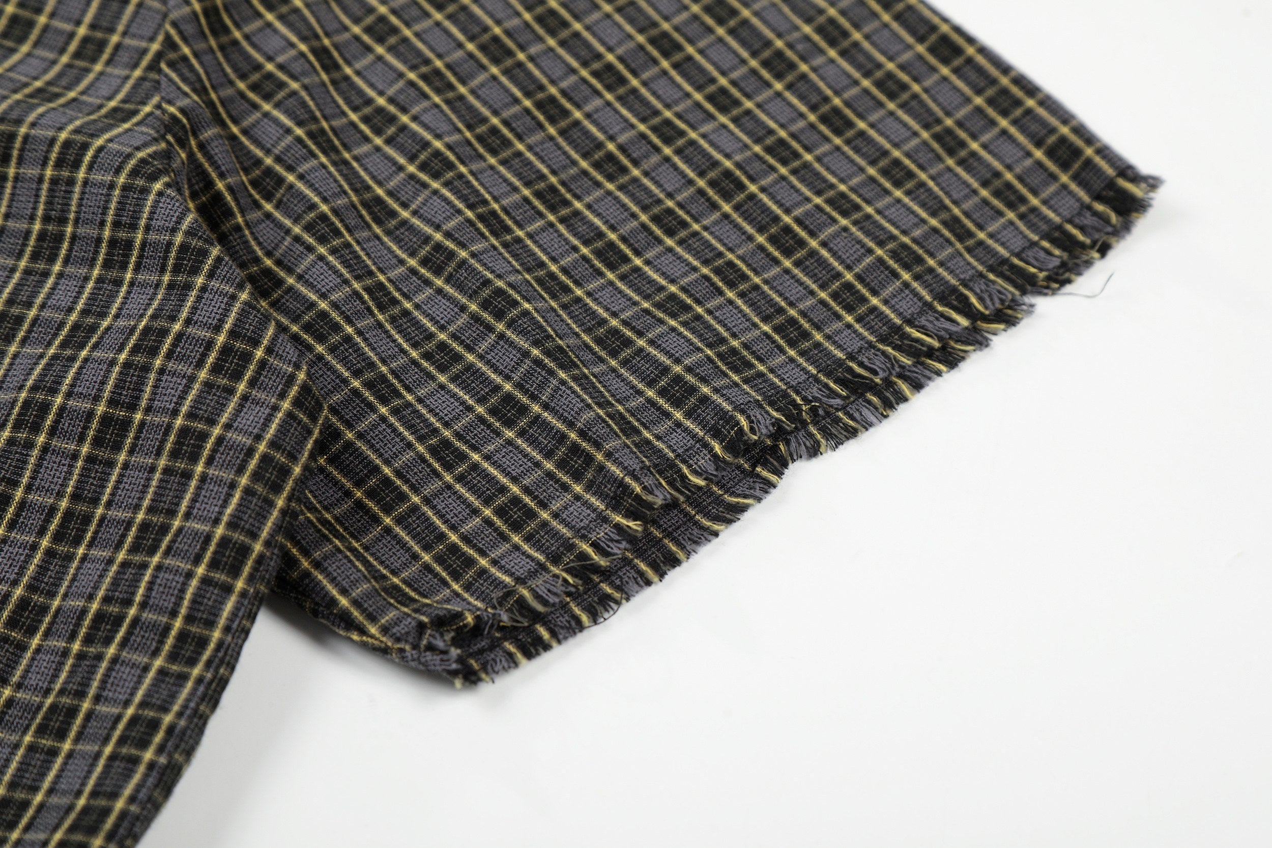 Omirad “Gradient Check Distressed Shirt”