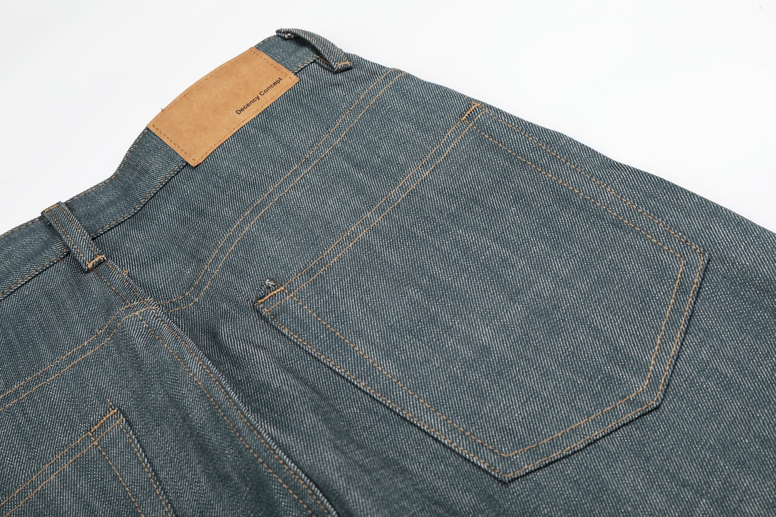 Omirad “Washed Grey Button Denim Jeans”