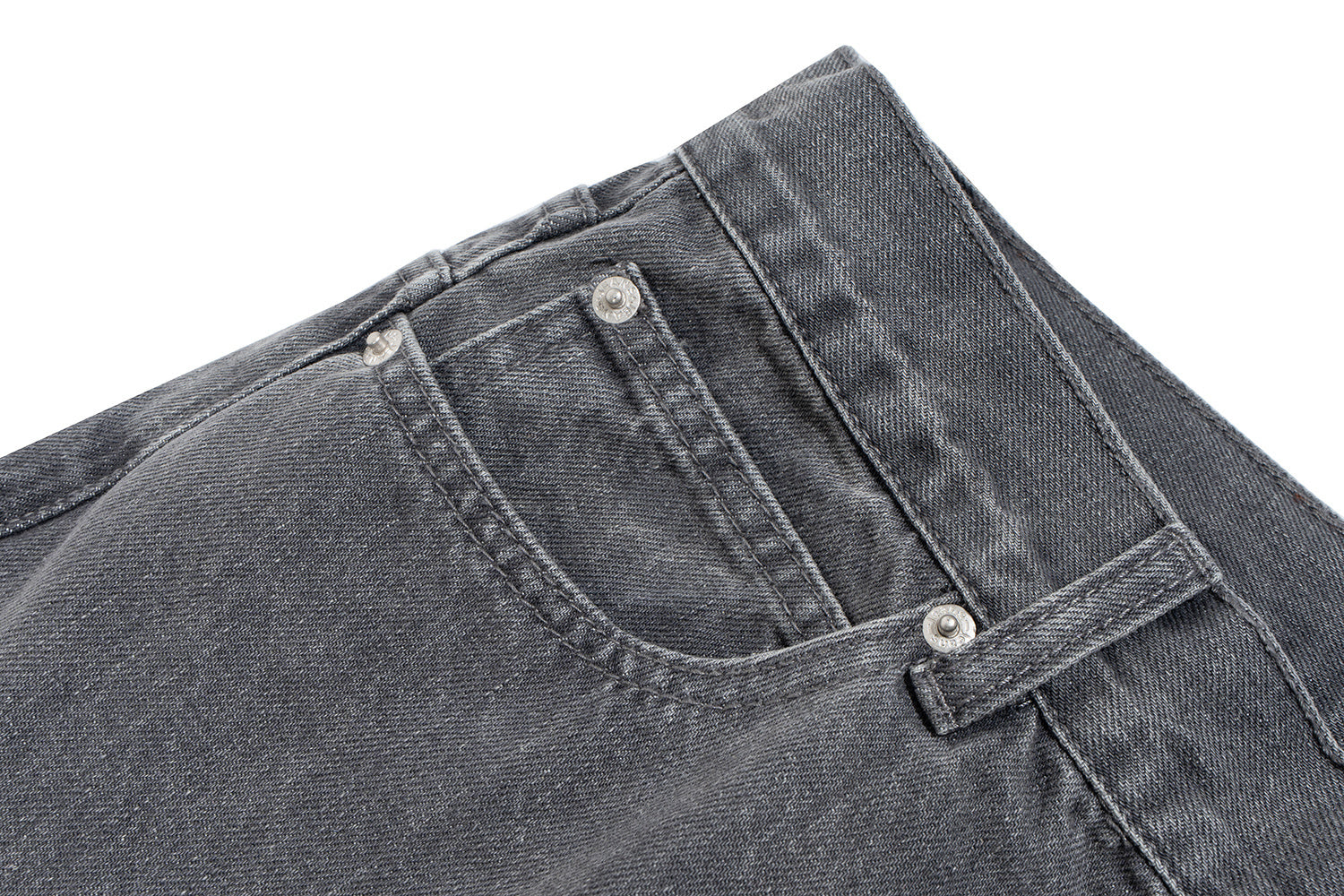 Omirad Button-Fly Washed Denim Pants