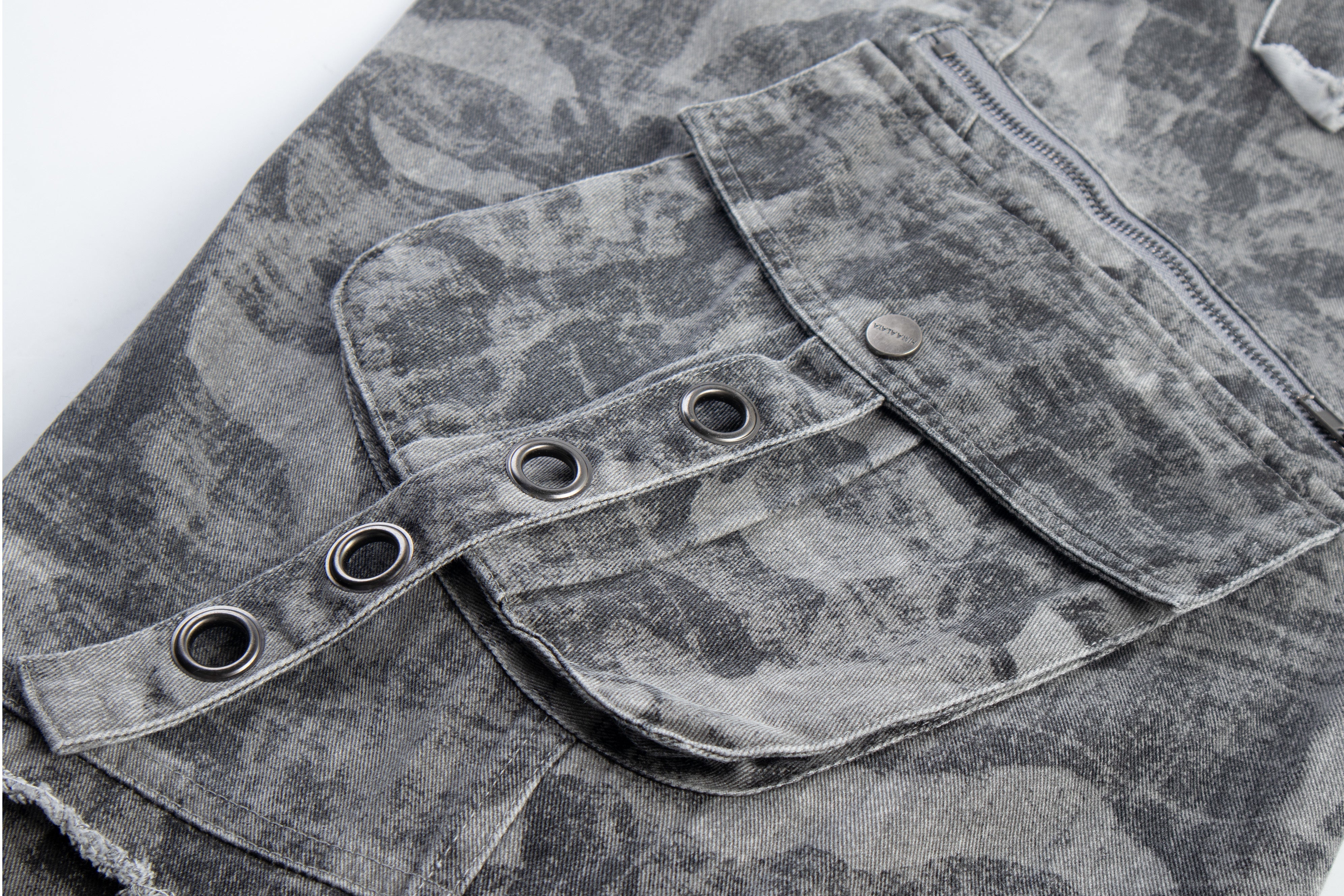 Omirad Distressed Multi-Pocket Cargo Pants