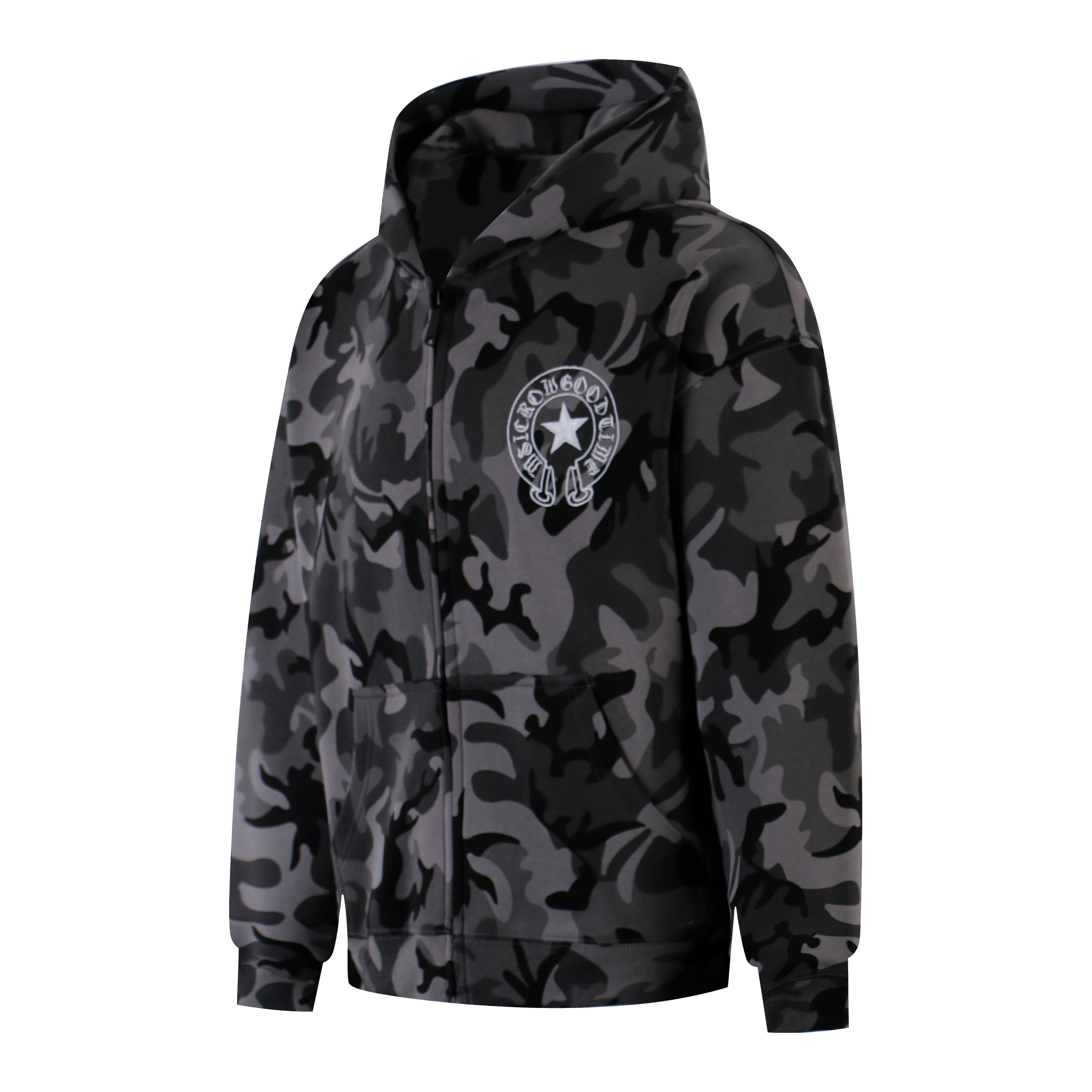 Omirad Camo Flag Zip-Up Hoodie