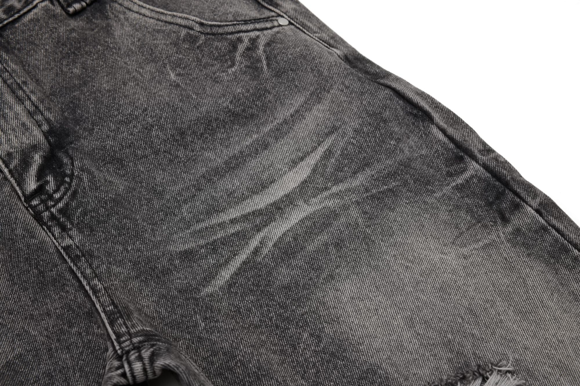 Omirad Distressed Studded Denim Pants
