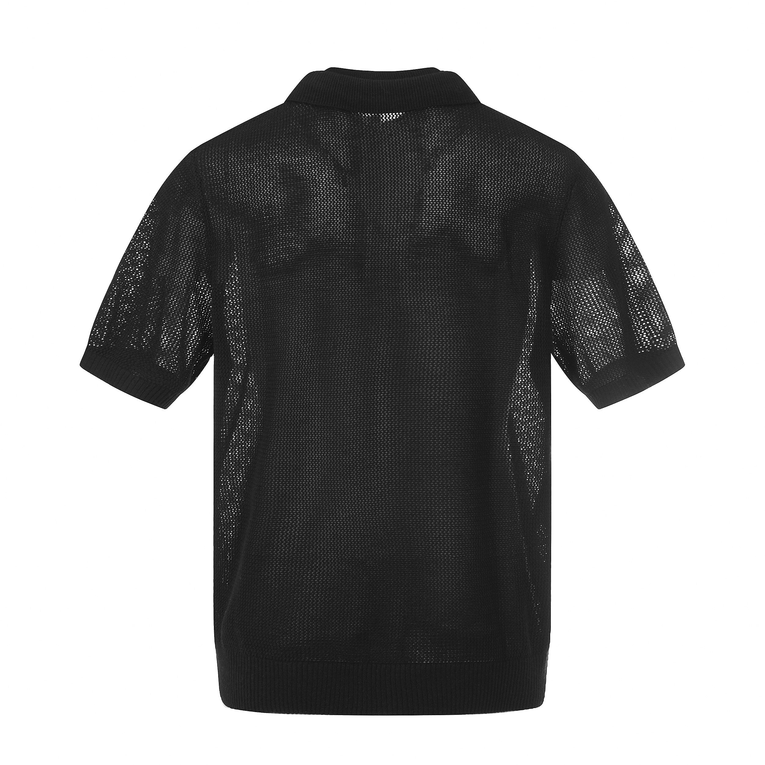 Omirad “Open Knit Polo Tee”