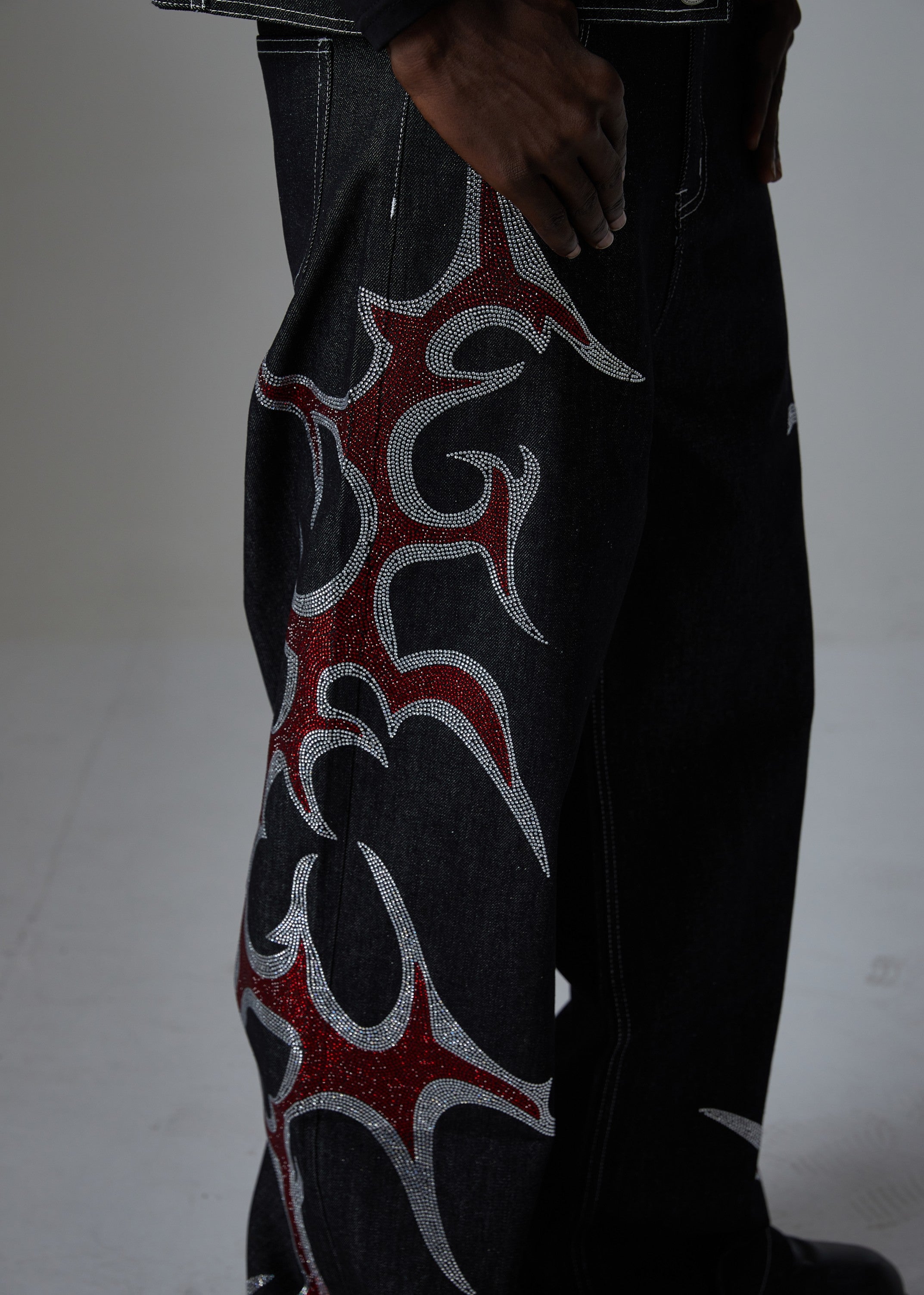 Omirad Graphic Denim Pants