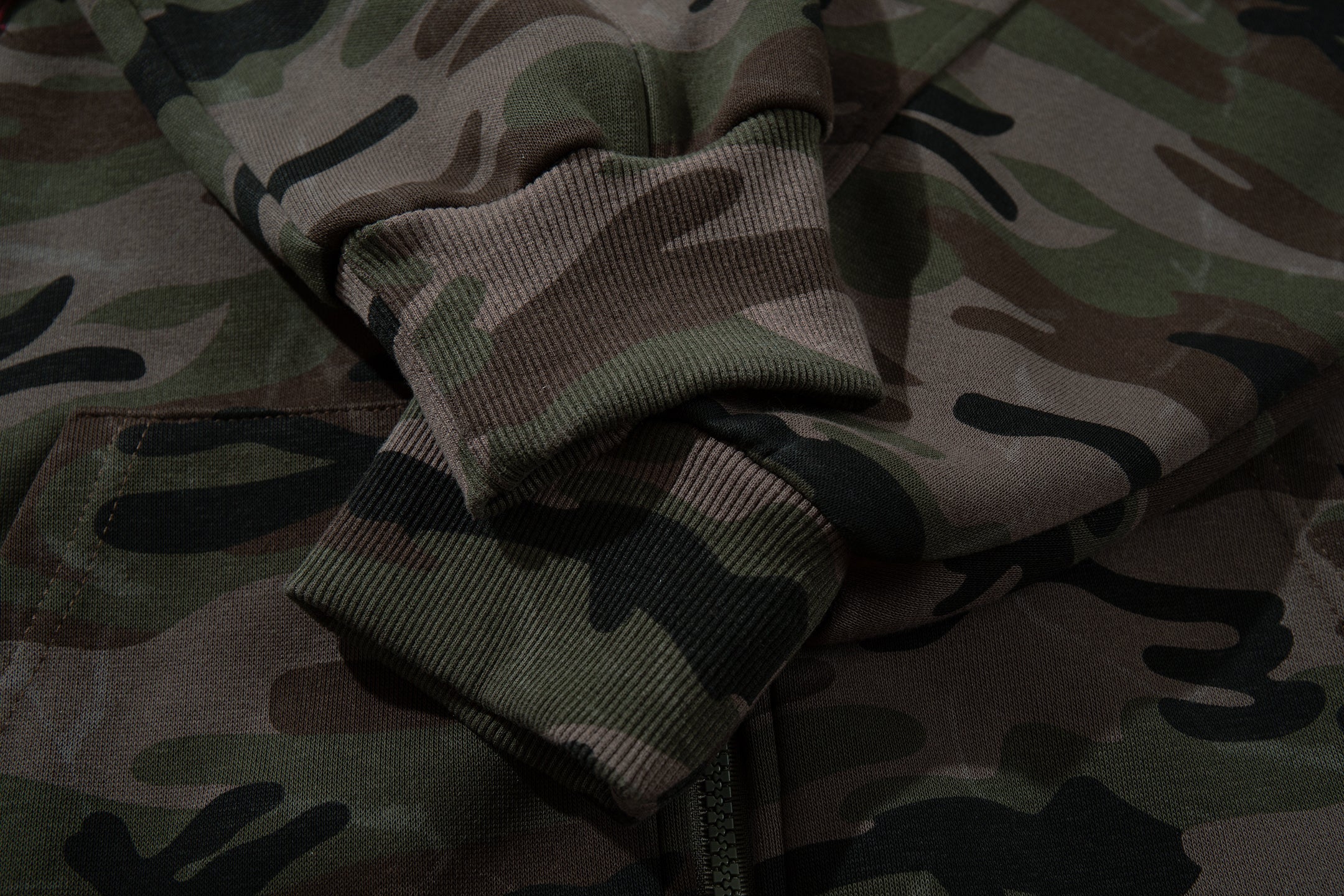 Omirad Camo Zip-Up Hoodie