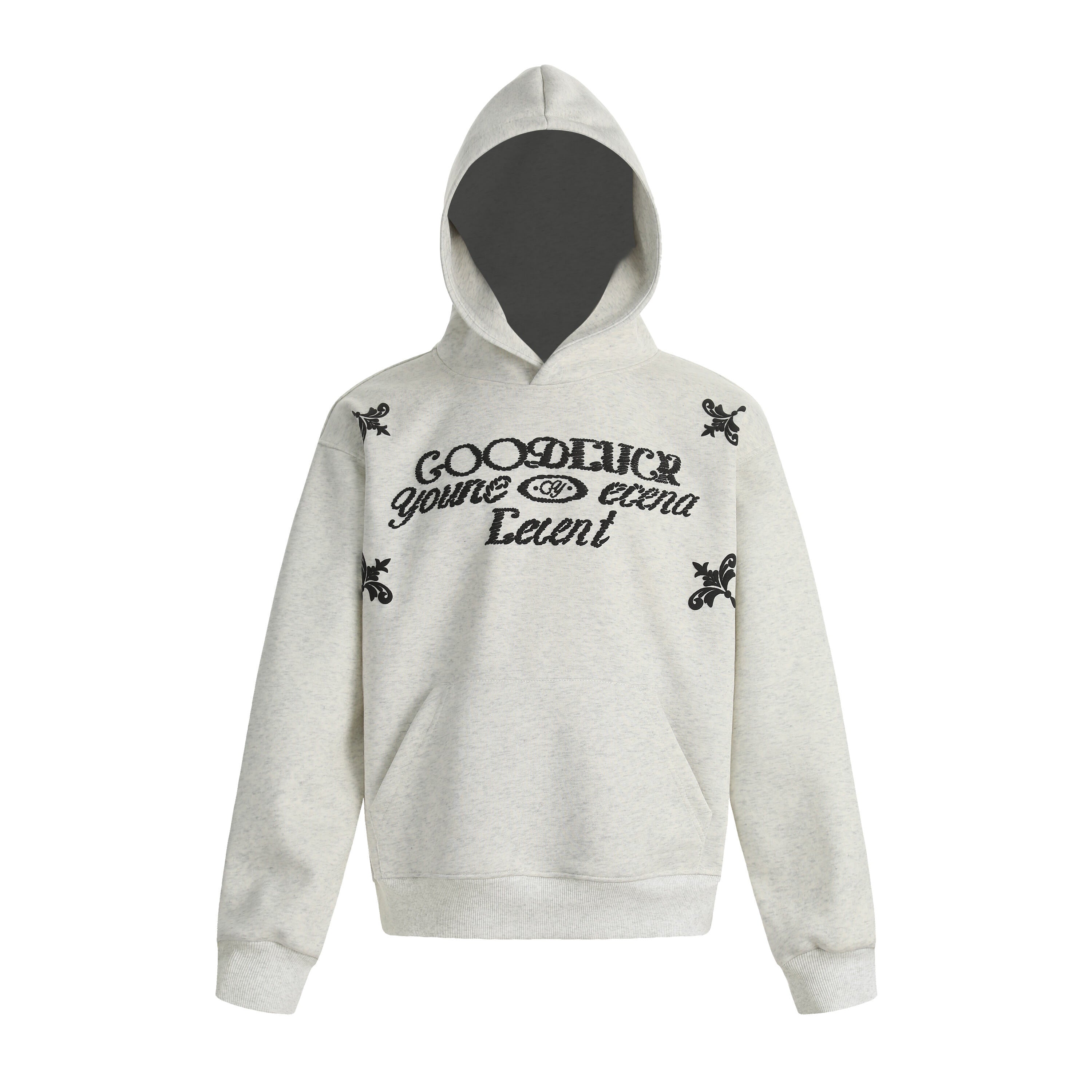 Omirad Embroidered Script Fleece Hoodie