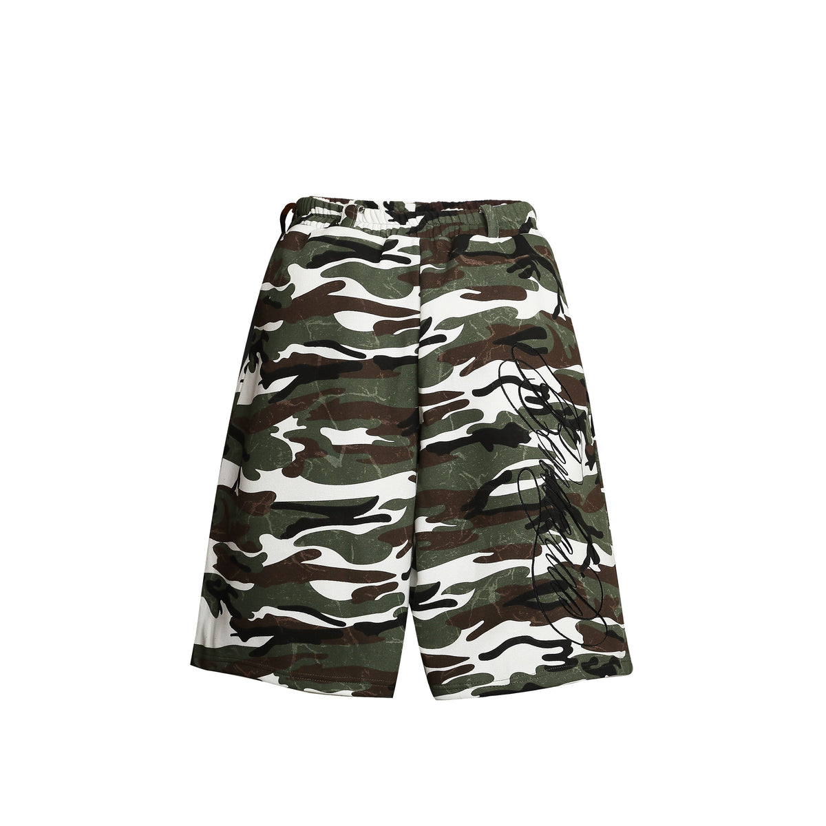 Omirad Camo Print Loose Shorts
