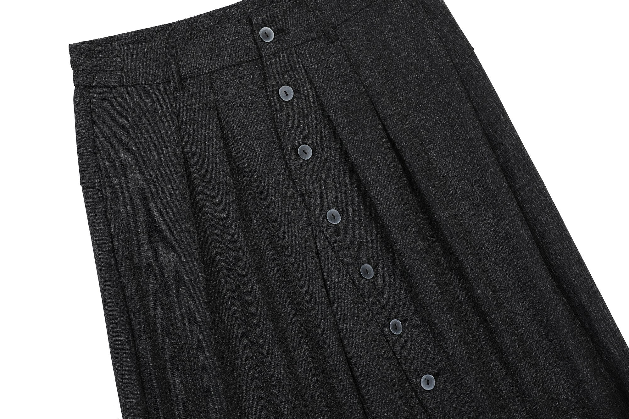 Omirad “Minimal Pleated Wide-Leg Pants”