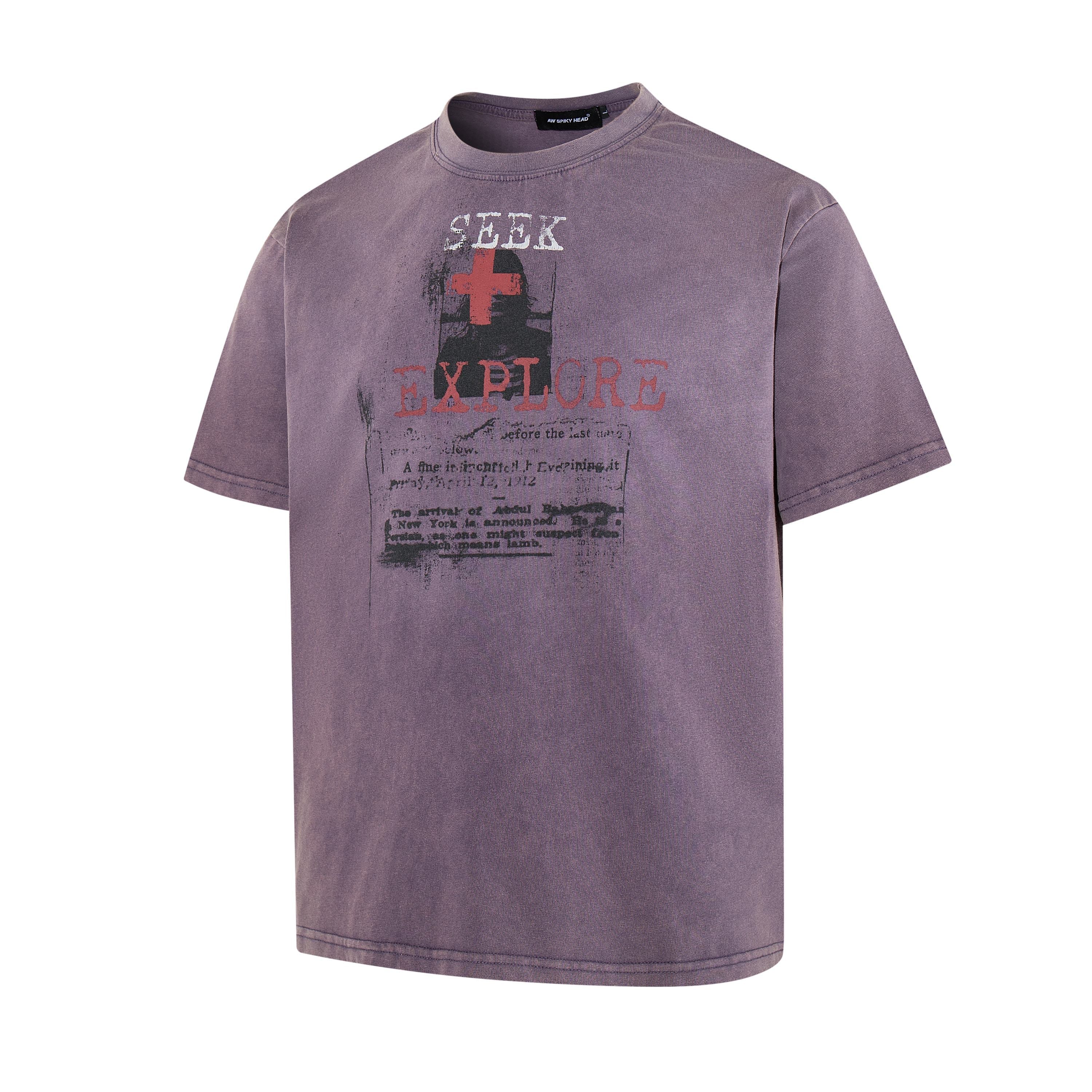 Omirad “Seek & Explore Washed Graphic Tee”
