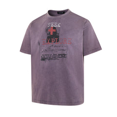 Omirad “Seek & Explore Washed Graphic Tee”